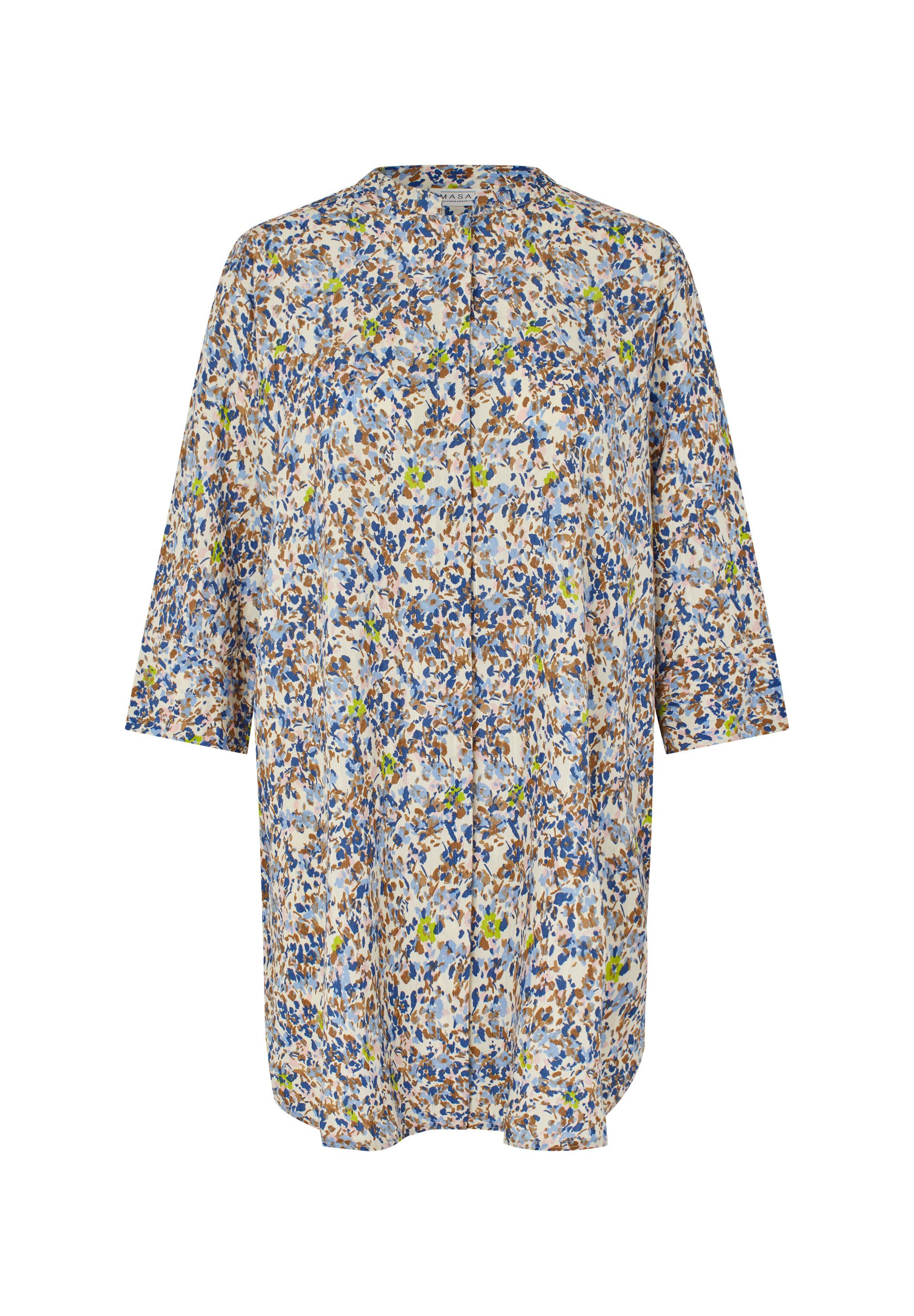 Masai Langarmbluse MaGeam Stehkragen, Schlitz, Dreiviertelärmeln