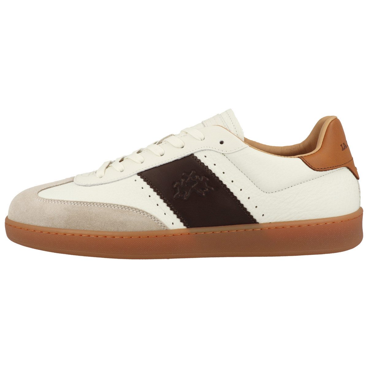 La Martina LFM262 Herren Sneaker Turnschuhe, Sportschuhe, Freizeitschuhe, Halbschuhe, Schnürschuhe
