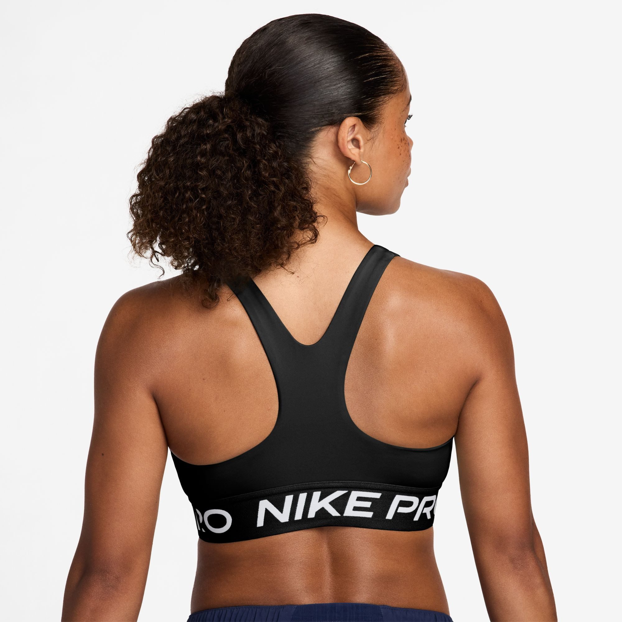 Nike Sport-BH W NP DF 365 LS BRA für sportliche Aktivitäten, glattes und elastisches Material