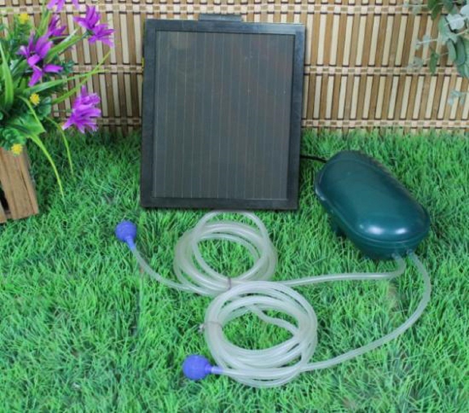 Wehmann Teichbelüfter Solar Power Doppel Belüfterpumpe günstig online kaufen