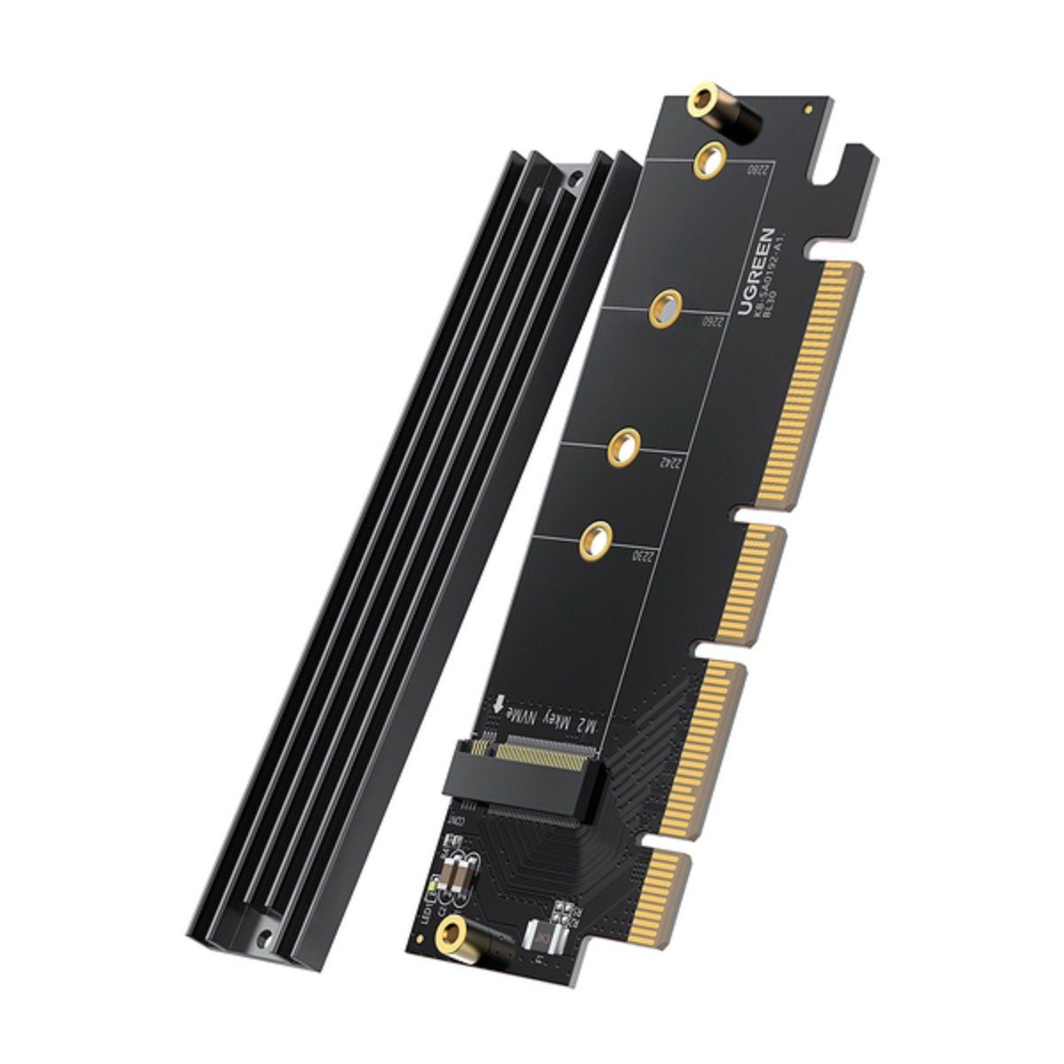 Erweiterungskartenadapter PCIe 4.0 x16 auf M.2 NVMe M-Key Computer-Adapter