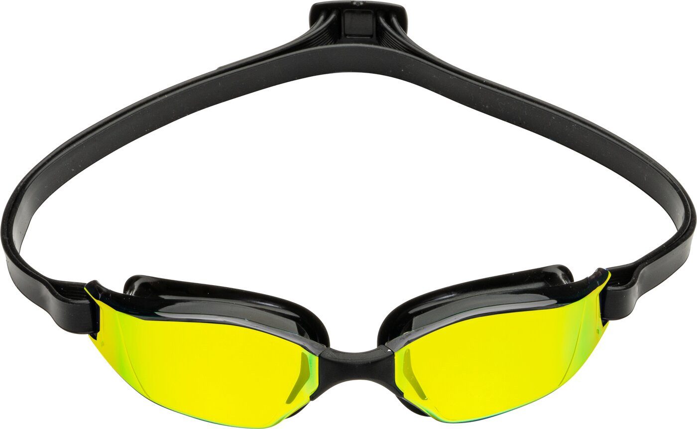 Aquasphere Schwimmbrille XCEED BLACK BLACK LENS TITANIUM MIRROR YELLOW