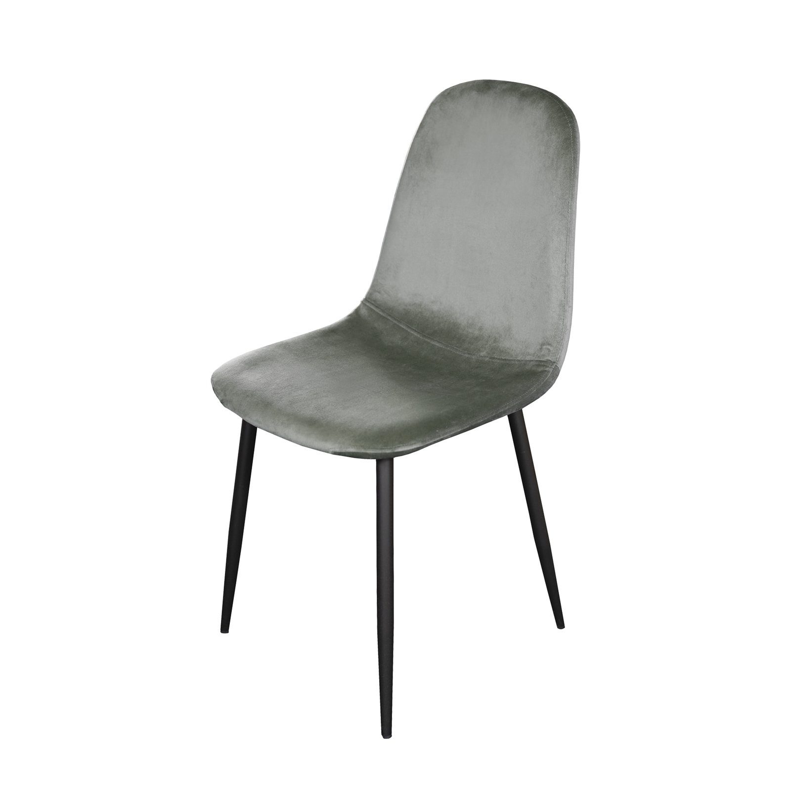 HTI-Living Esszimmerstuhl Stuhl Savannah Velvet Hellgrau (Einzelstuhl, 1 St), Esszimmerstuhl Samt