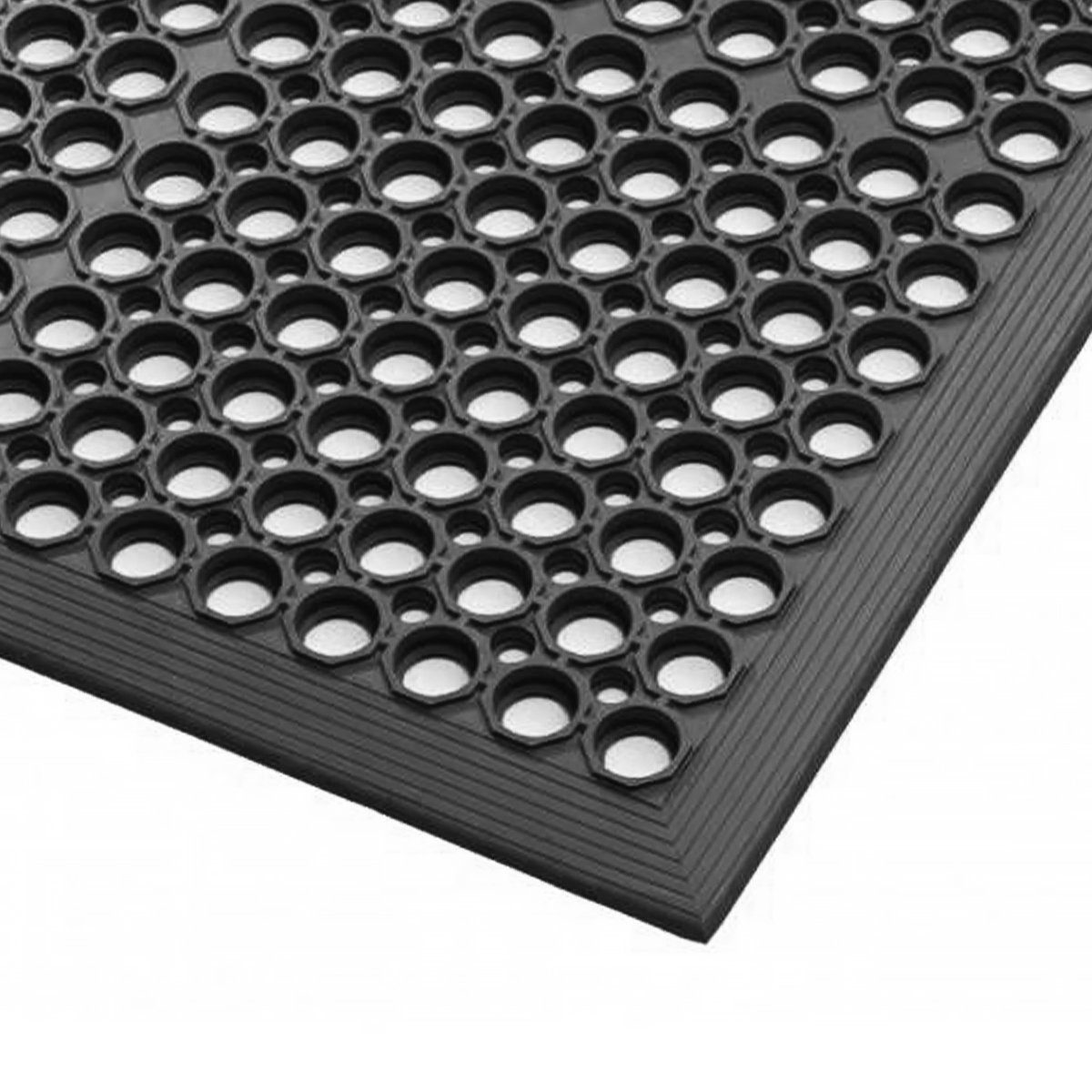 Karat Gummimatte Gummi-Lochmatte Arbeitsplatzmatte Naturgummi