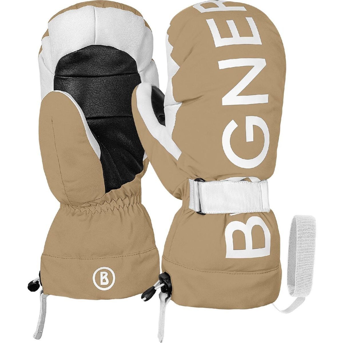 Bogner Fire + Ice Skihandschuhe Bogner Orella Luxuriöse Damen-Fäustlinge aus weichem Schafsleder mit