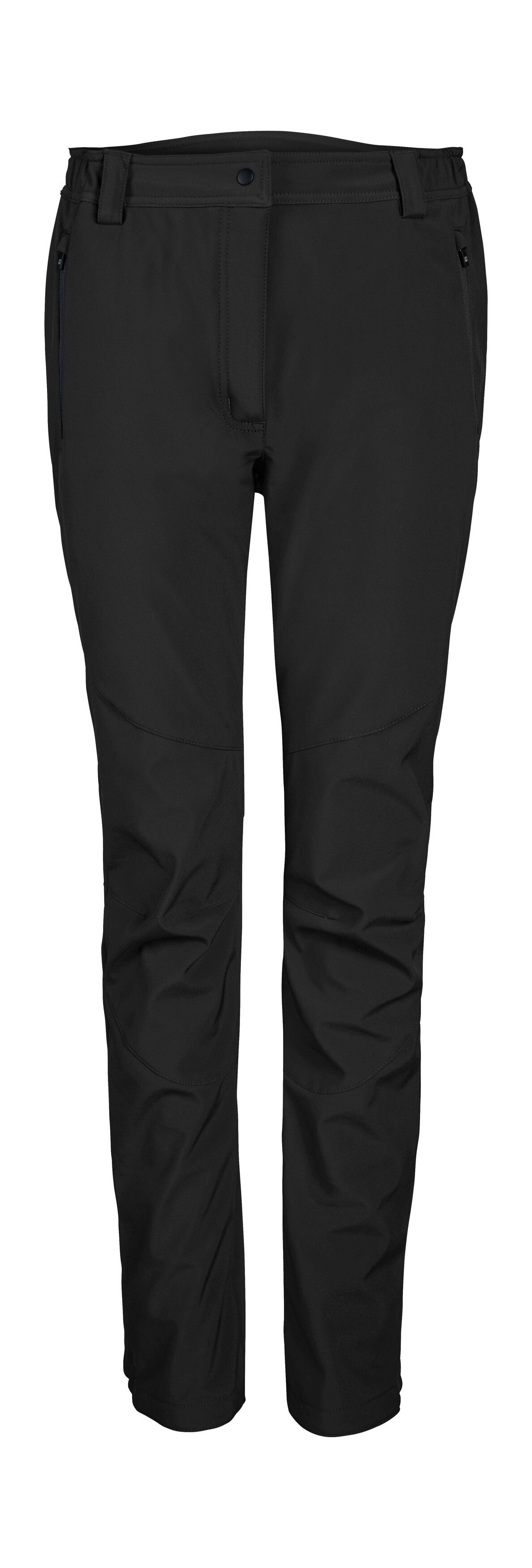 Killtec Softshellhose KOW 34 WMN SFTSHLL PNTS Wasserdichte, atmungsaktive Damen Softshell Hose mit elastischem Bund
