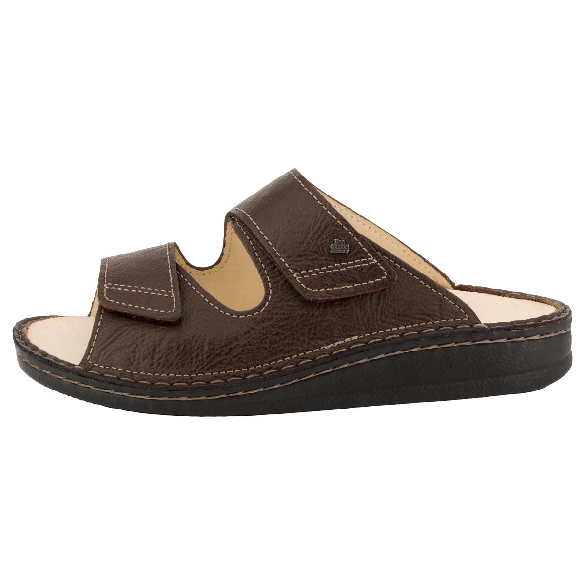 Finn Comfort RIAD Pantolette Pantoletten - Hochwertiges Leder für edle Optik und Haltbarkeit