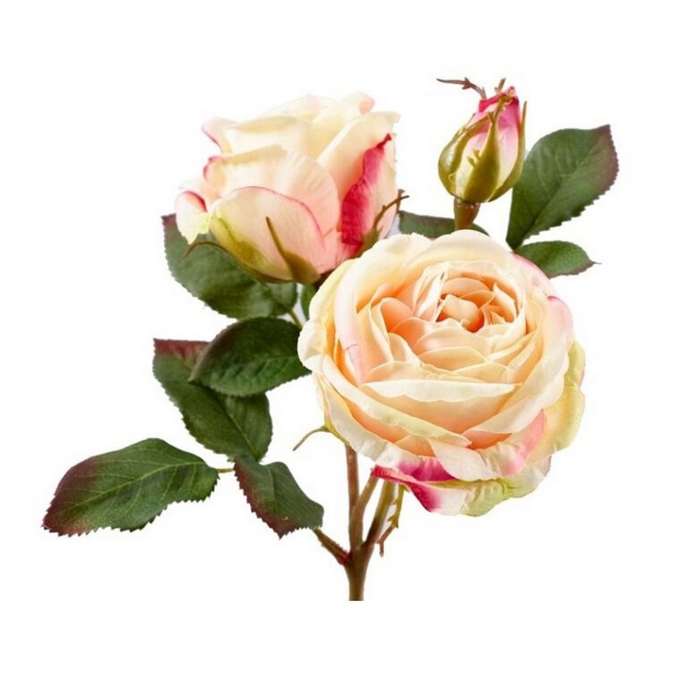 Radami Gartenfigur Blumenstrauß Rosen Rosenstrauß Kunstblumen pink