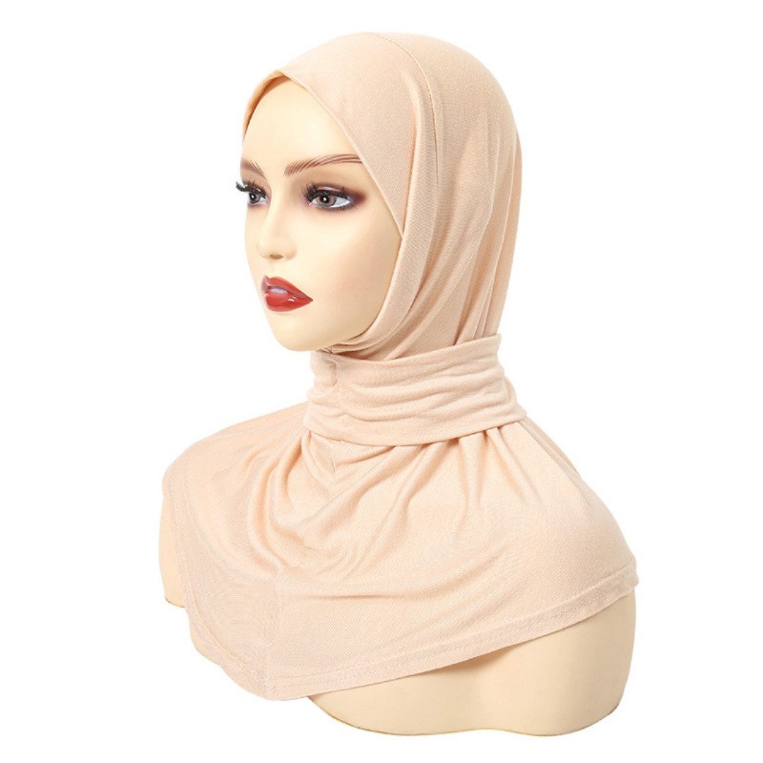 Bwecuy Kopftuch Kopftuch Für Frauen,Weicher Schal,Hijab Für Damen,Bereit zu Tragen