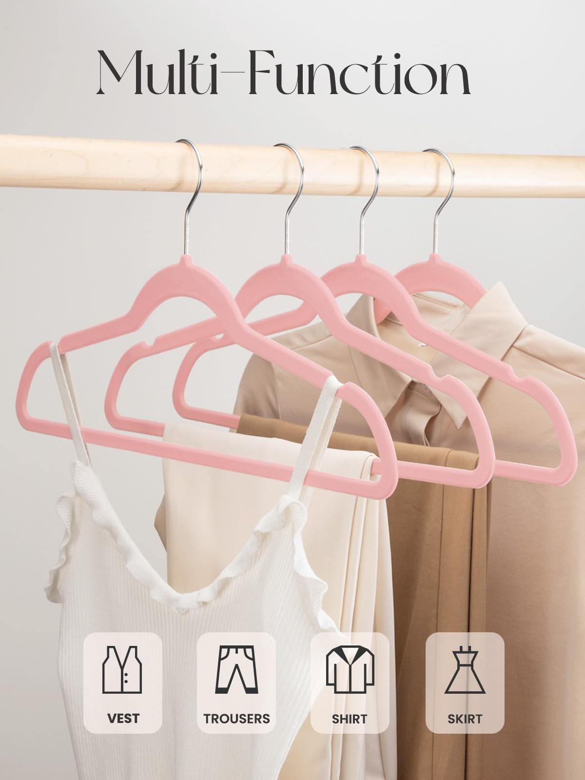 House Day Kleiderbügel Samt, rutschfest, (Packung, 20-tlg), mit 360° drehba günstig online kaufen