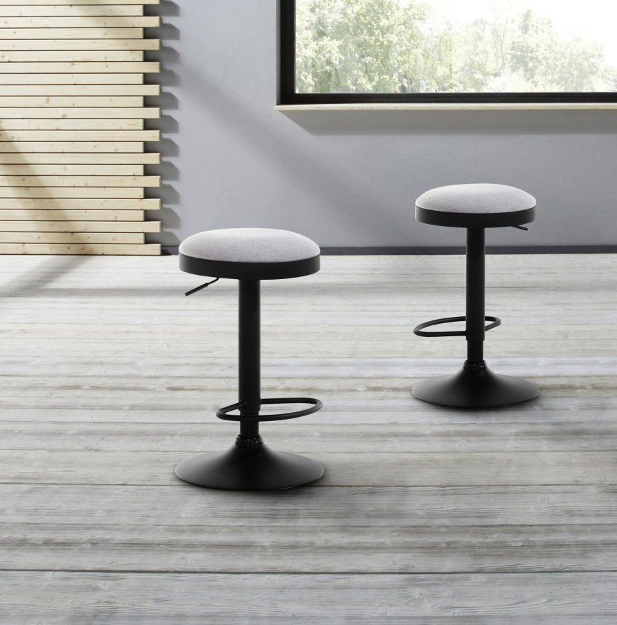 Homexperts Barhocker »Eve« (Set, 2er), drehbar mit Höhenverstellung