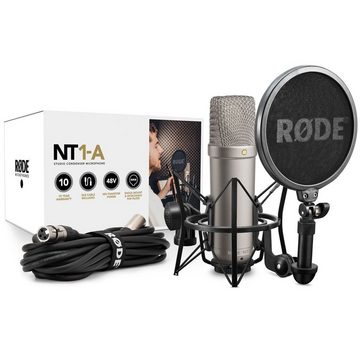RØDE Mikrofon Rode NT1-A Mikrofonset +Gelenkarm Stativ schwarz