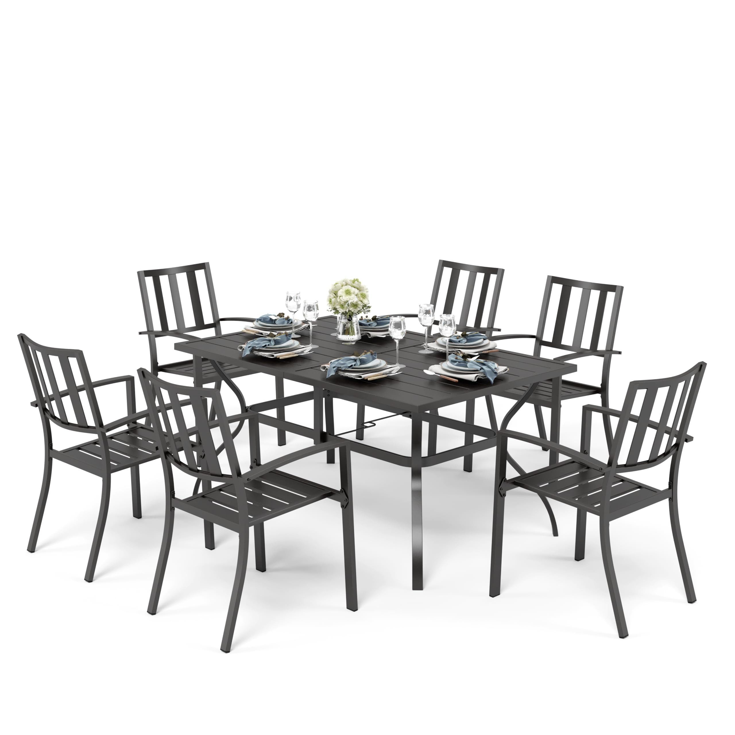 PHI VILLA Garten-Essgruppe, (Wetterfest Gartengarnitur Set günstig online kaufen