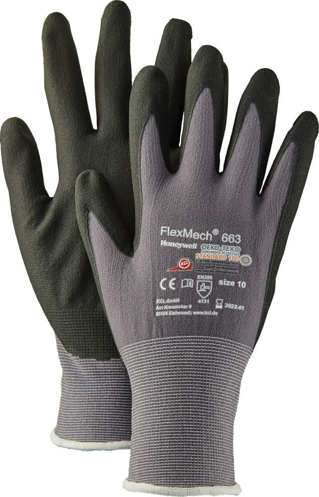 Honeywell Arbeitshandschuh-Set Handschuh FlexMech 663, Gr. 6