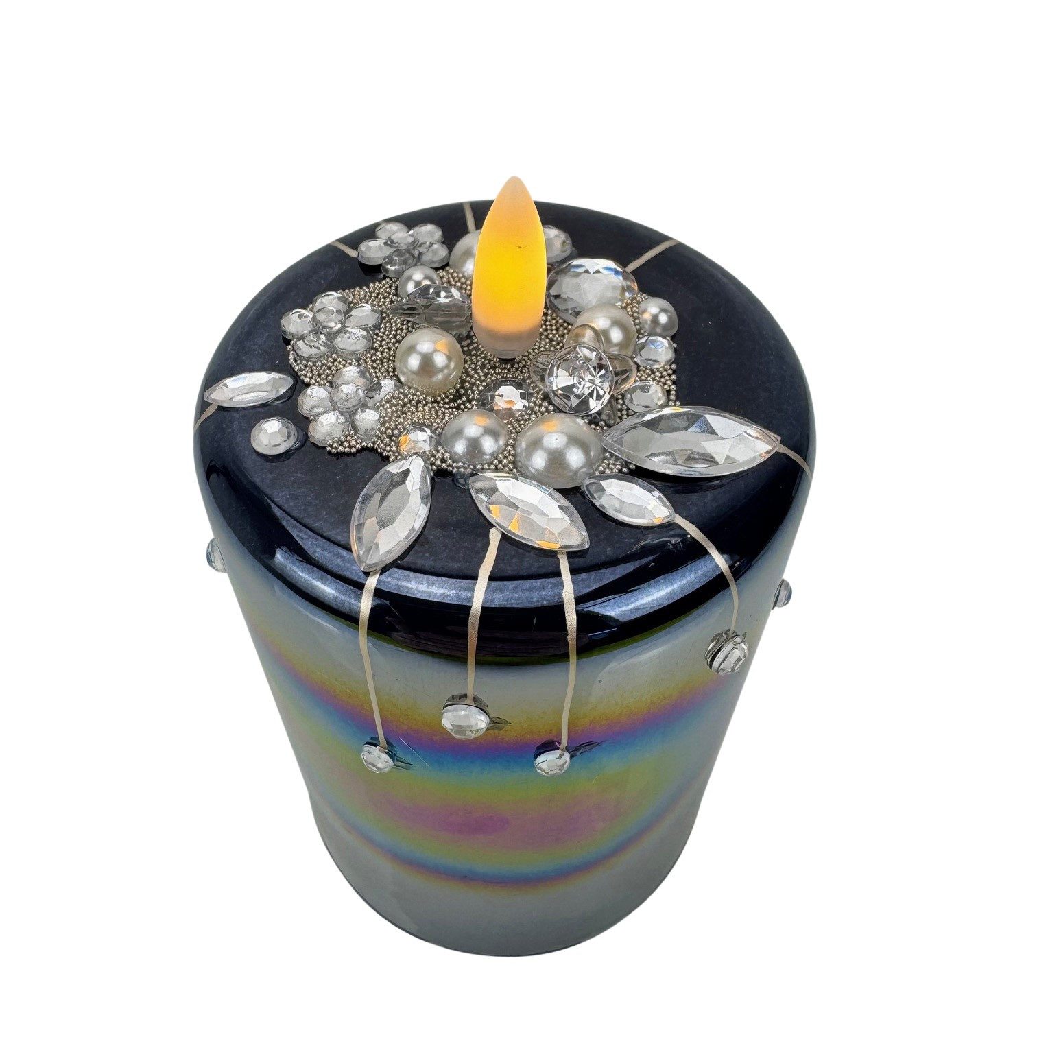 Online-Fuchs LED-Kerze 2er Set LED Kerzen aus Glas gefertigt mit 6-Stunden günstig online kaufen