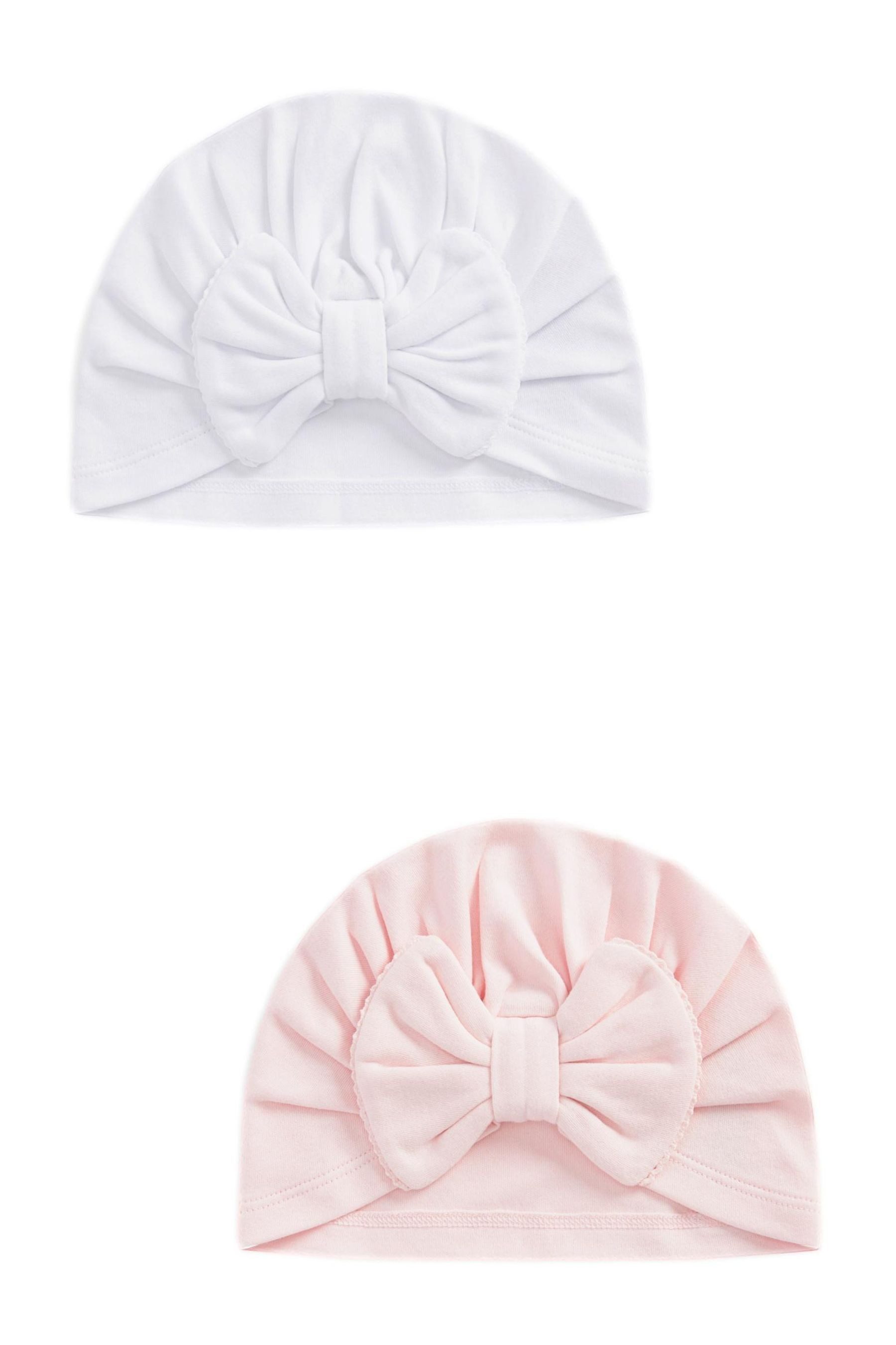 Next Erstlingsmütze Turbanmützen, 2er-Pack (2-St)