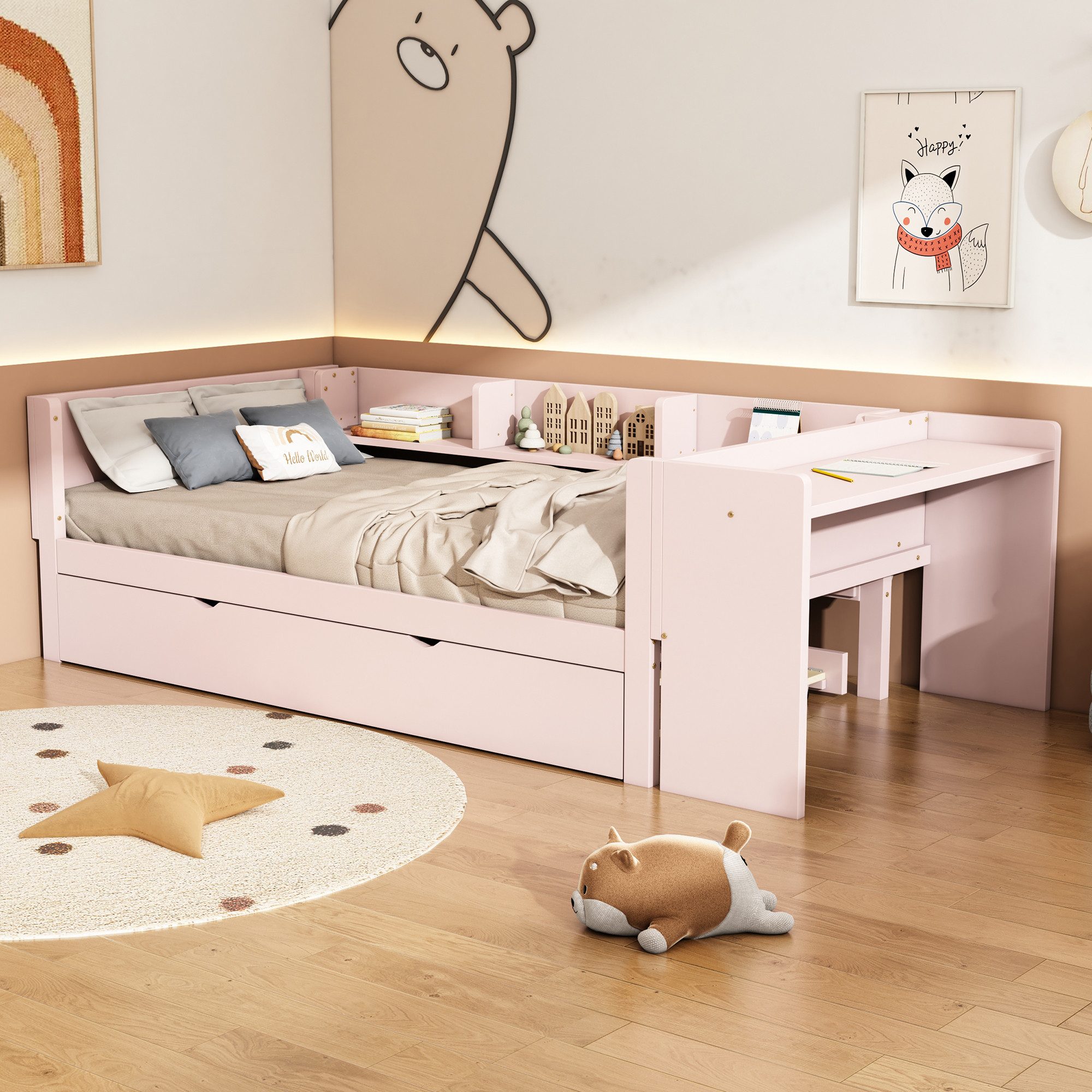 REDOM Kinderbett Daybett Tagesbett Schlafsofa Flachbett, günstig online kaufen