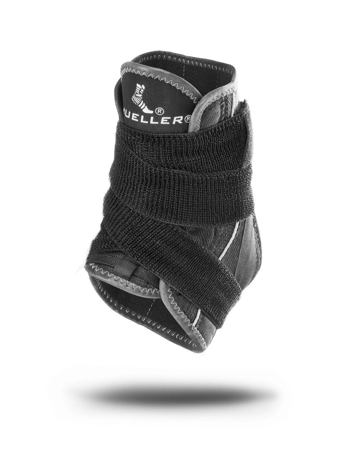 Mueller Sports Medicine Sprunggelenkbandage Hg80 Premium Soft Ankle Brace, mit Zügeln