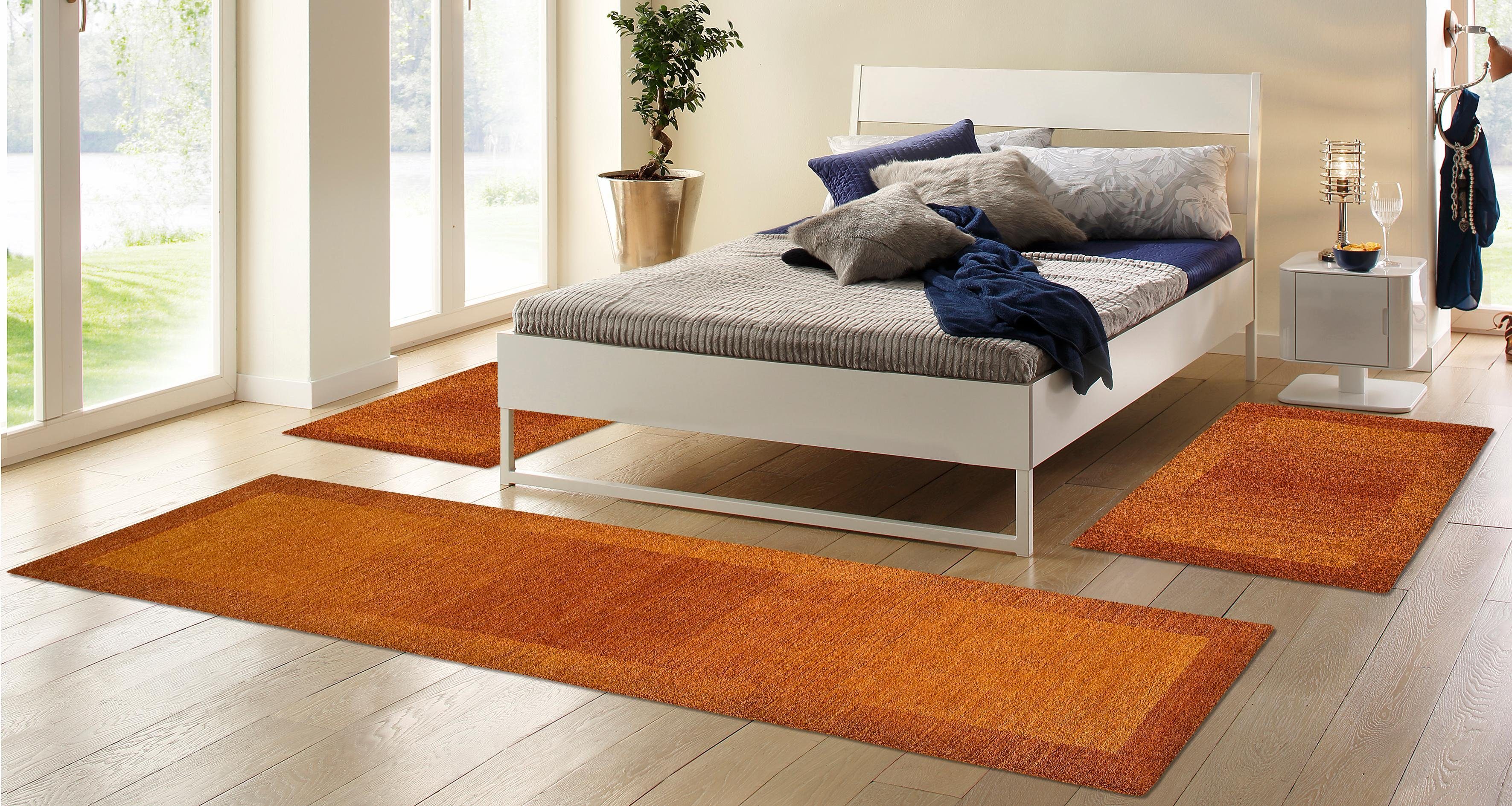 THEKO Bettumrandung Gabbeh Super, Handweb, Teppich, Bordüre, reine Wolle, H günstig online kaufen