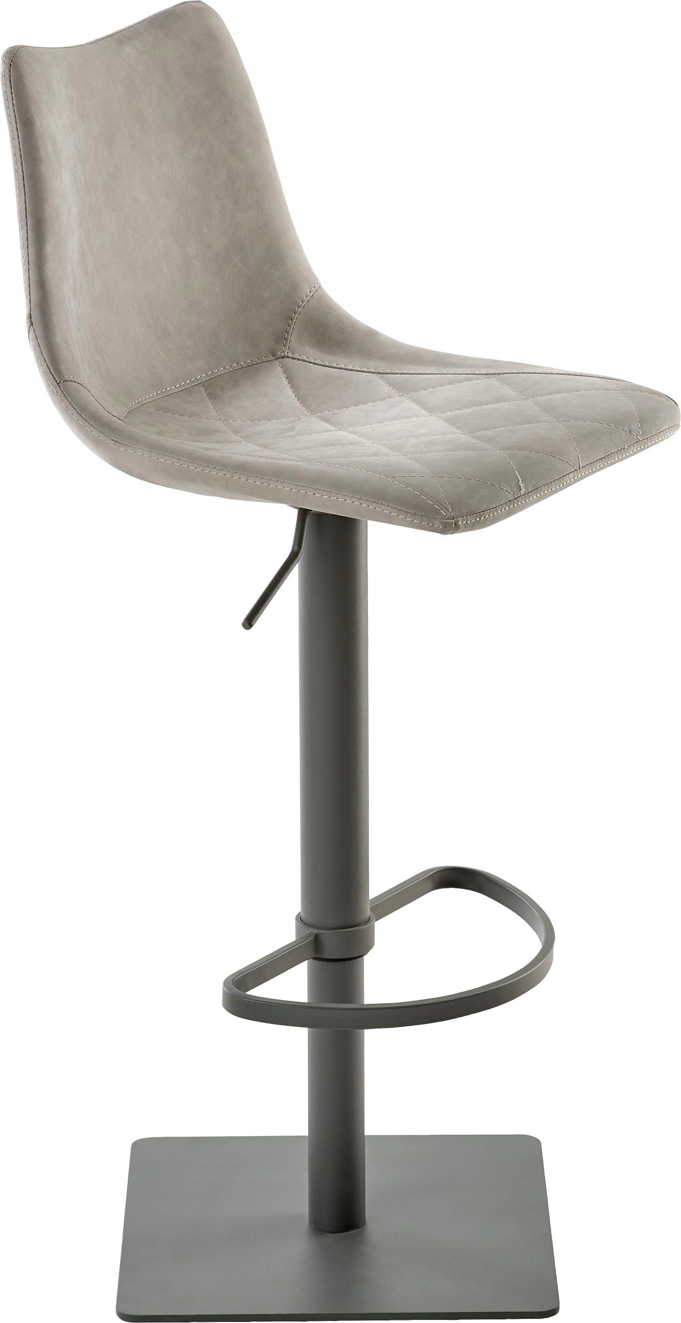 Mayer Sitzmöbel Barhocker Bar- und Tresenhocker myTOBY, Gepolsterte Sitzschale Rautensteppung