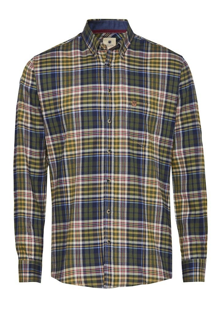 Hatico Kurzarmshirt Langarm FreizeitHemd für Herren (1-tlg., keine Angabe)