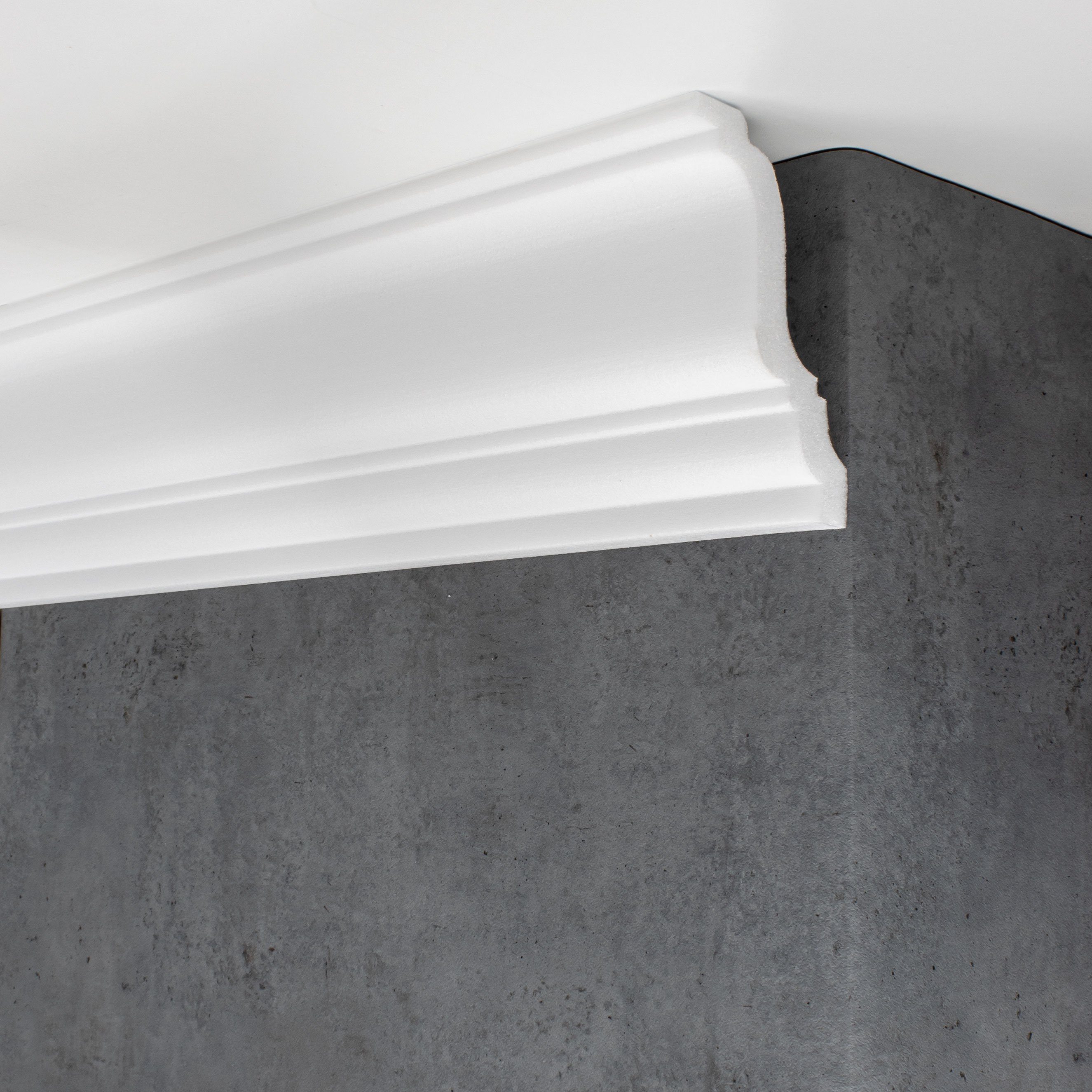 MBSK Modellbau Studio Kaiserberg - Polystyrol U-Profil -weiß- 6,30 mm x