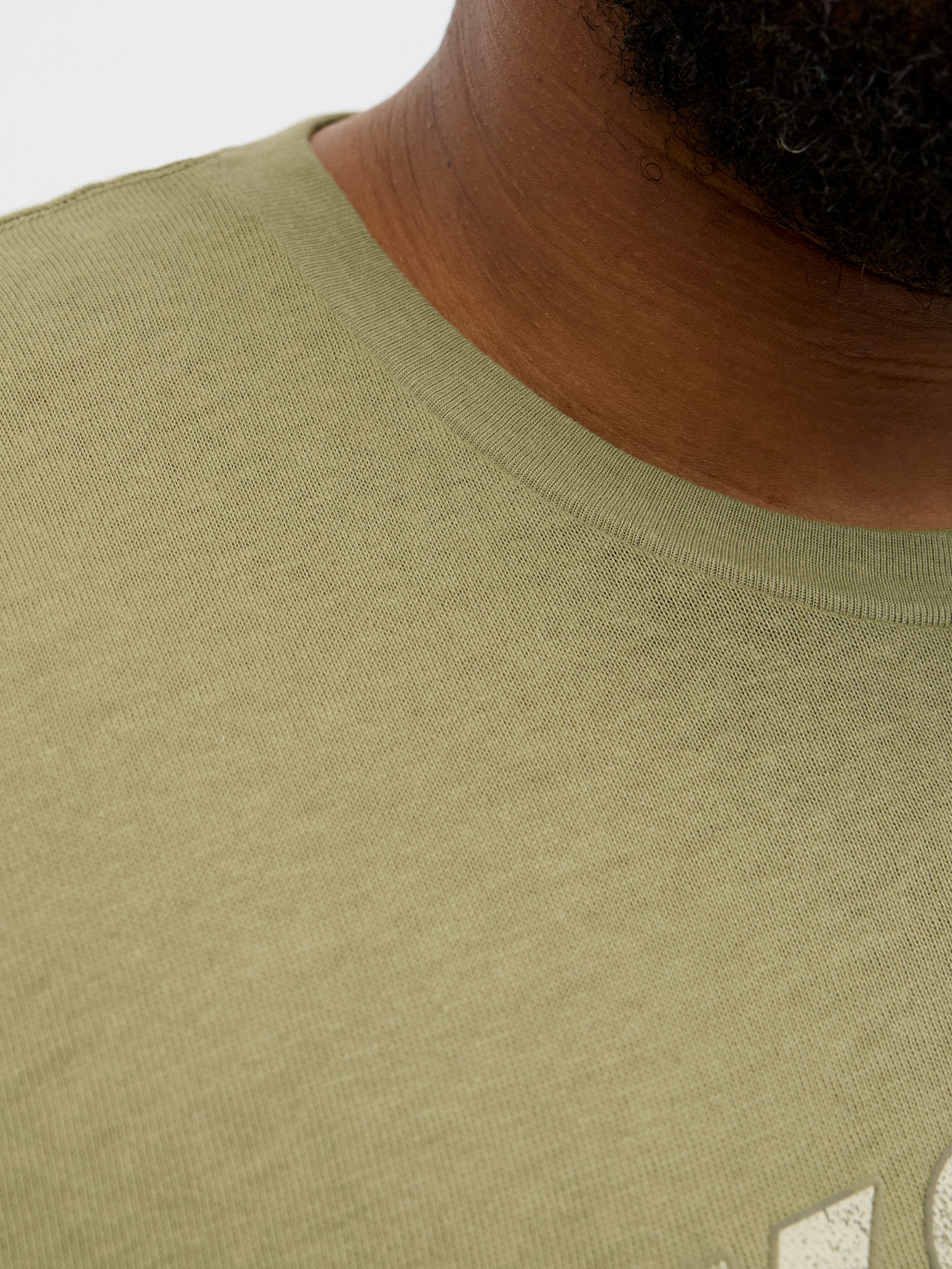 Jack & Jones PlusSize Print-Shirt JORALMERIA BOLD BRANDING TEE SS CN PLS mit Logo Print