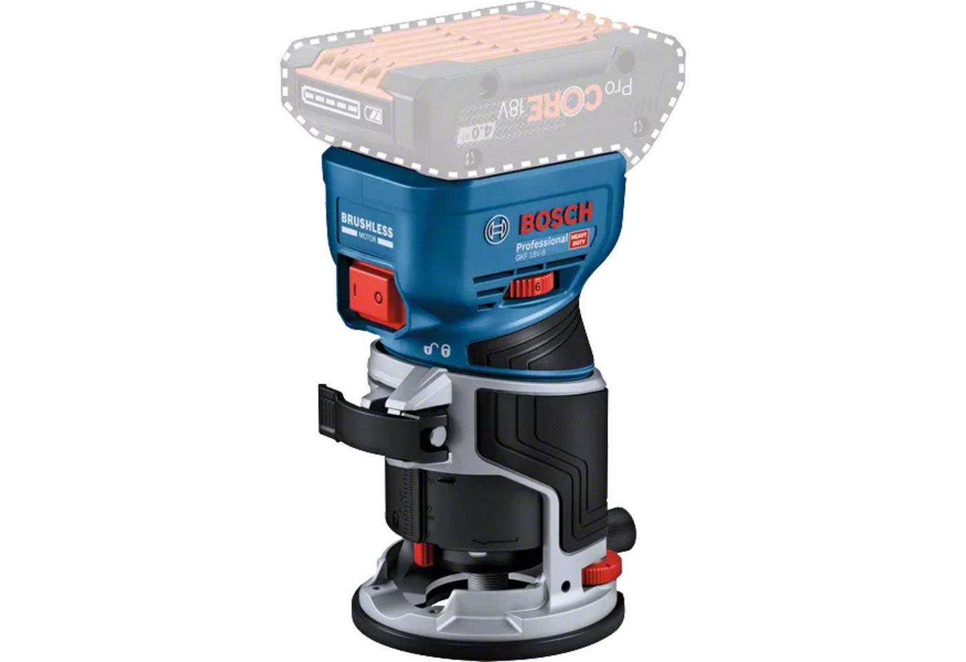 Thumbnail - Bosch Professional Oberfräse Bosch Professional Akku-Kantenfräse GKF 18V-8