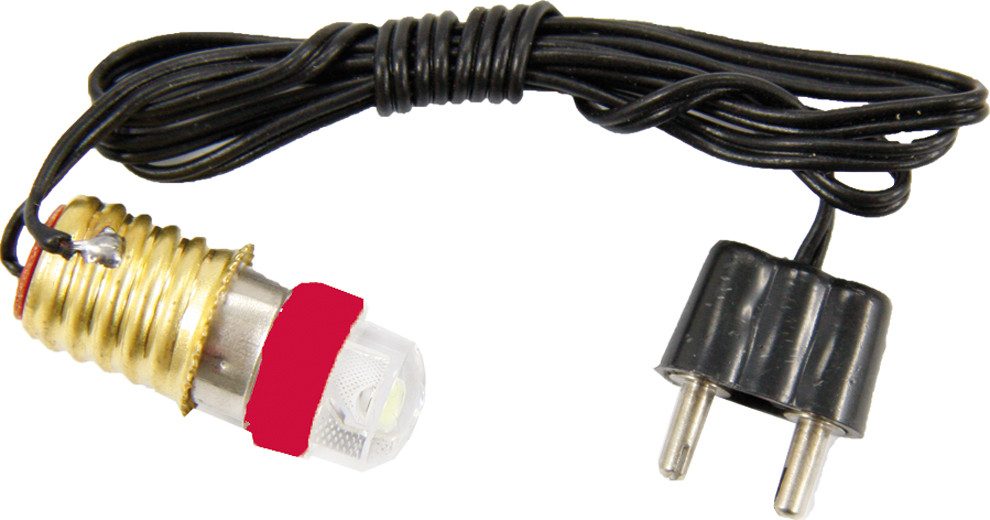 FADEDA Krippen-Zubehör FADEDA LED mit Kabel + Stecker rot, 3,5 V, 0,7 W, Höhe in cm: 50