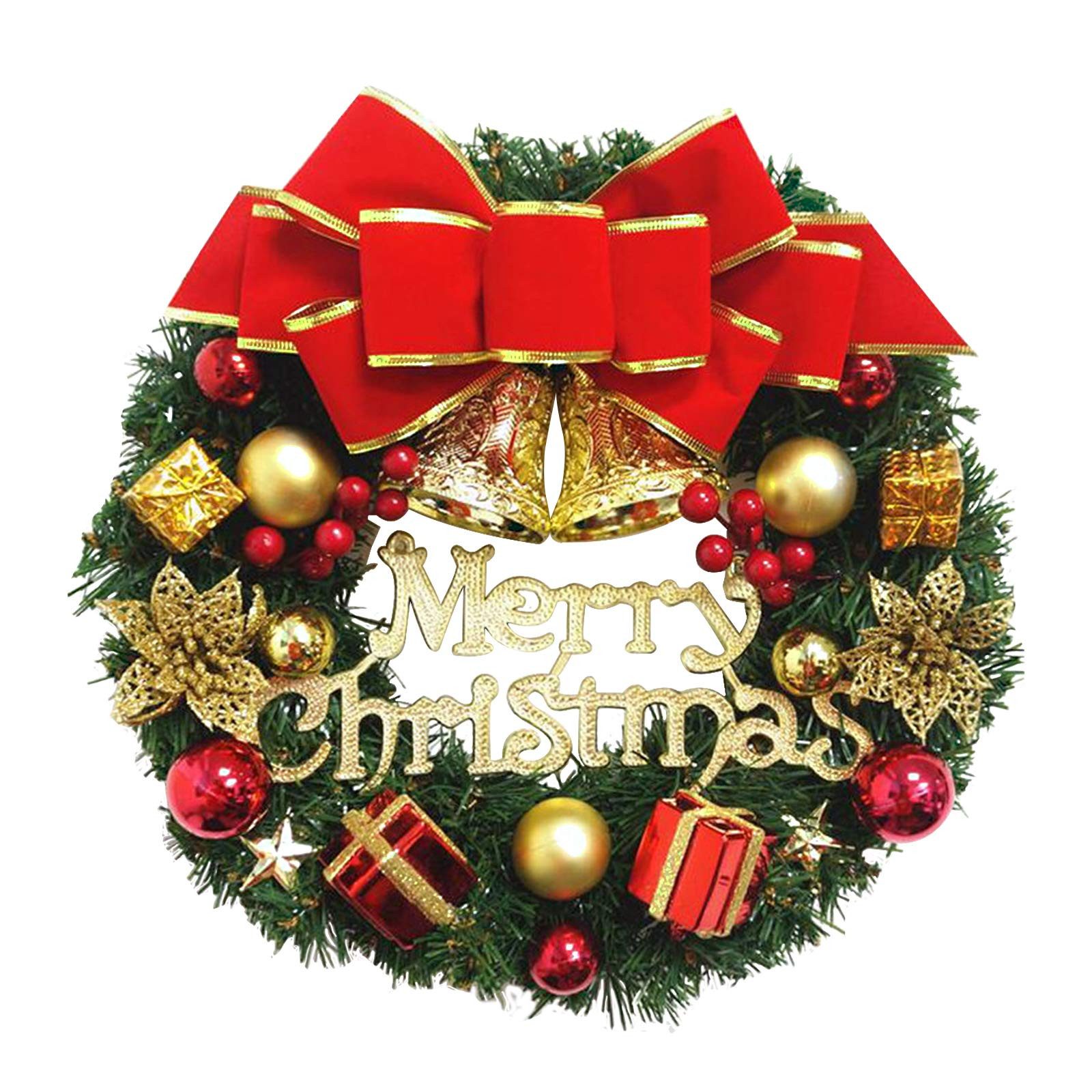 Kunstkranz Weihnachtsdeko Weihnachtskranz 30cm, Türkranz Weihnachten, Coono günstig online kaufen