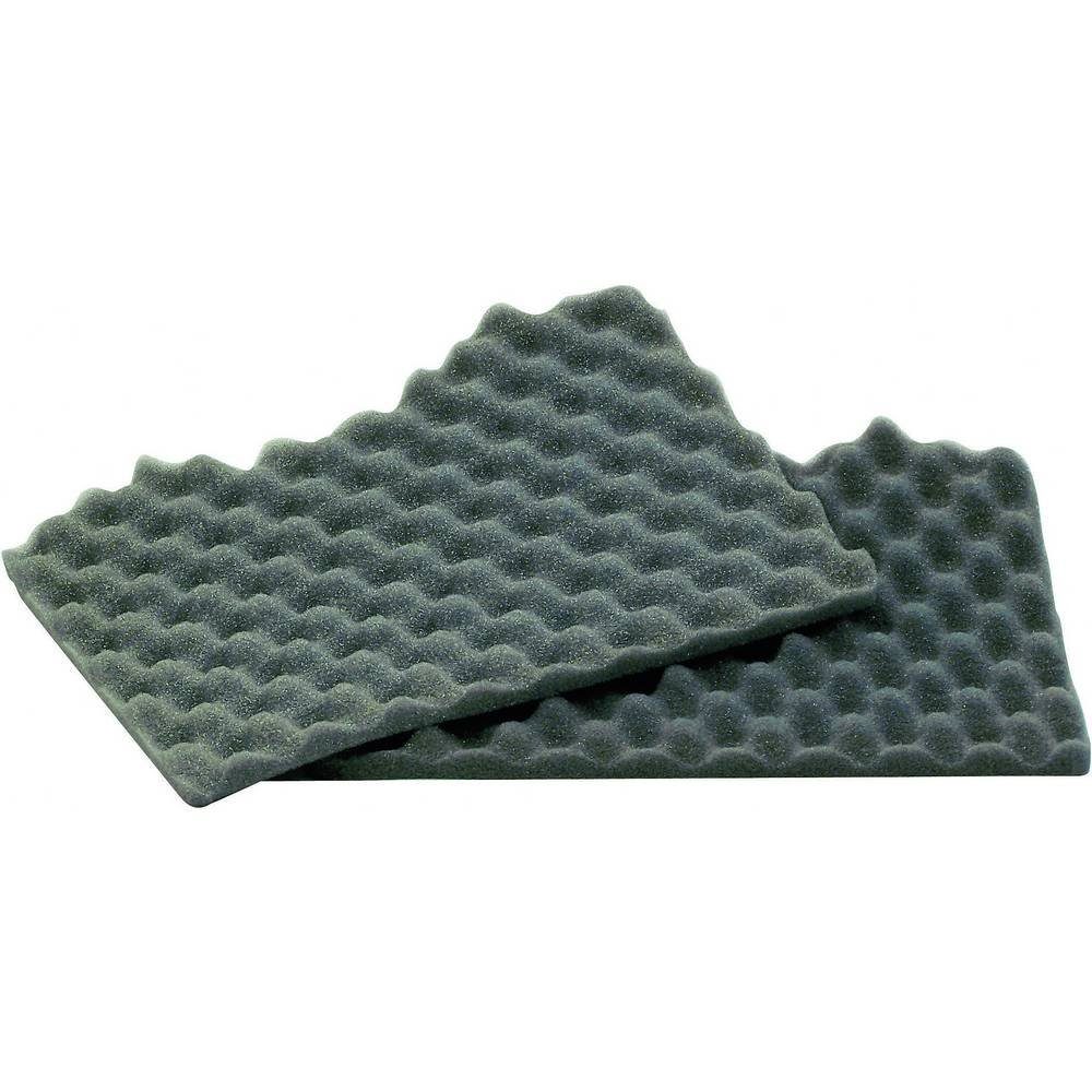 VISO Werkzeugkoffer 2er Noppen Schaumstoffeinlagen für Koffer TEKNO 2011 2SE1125