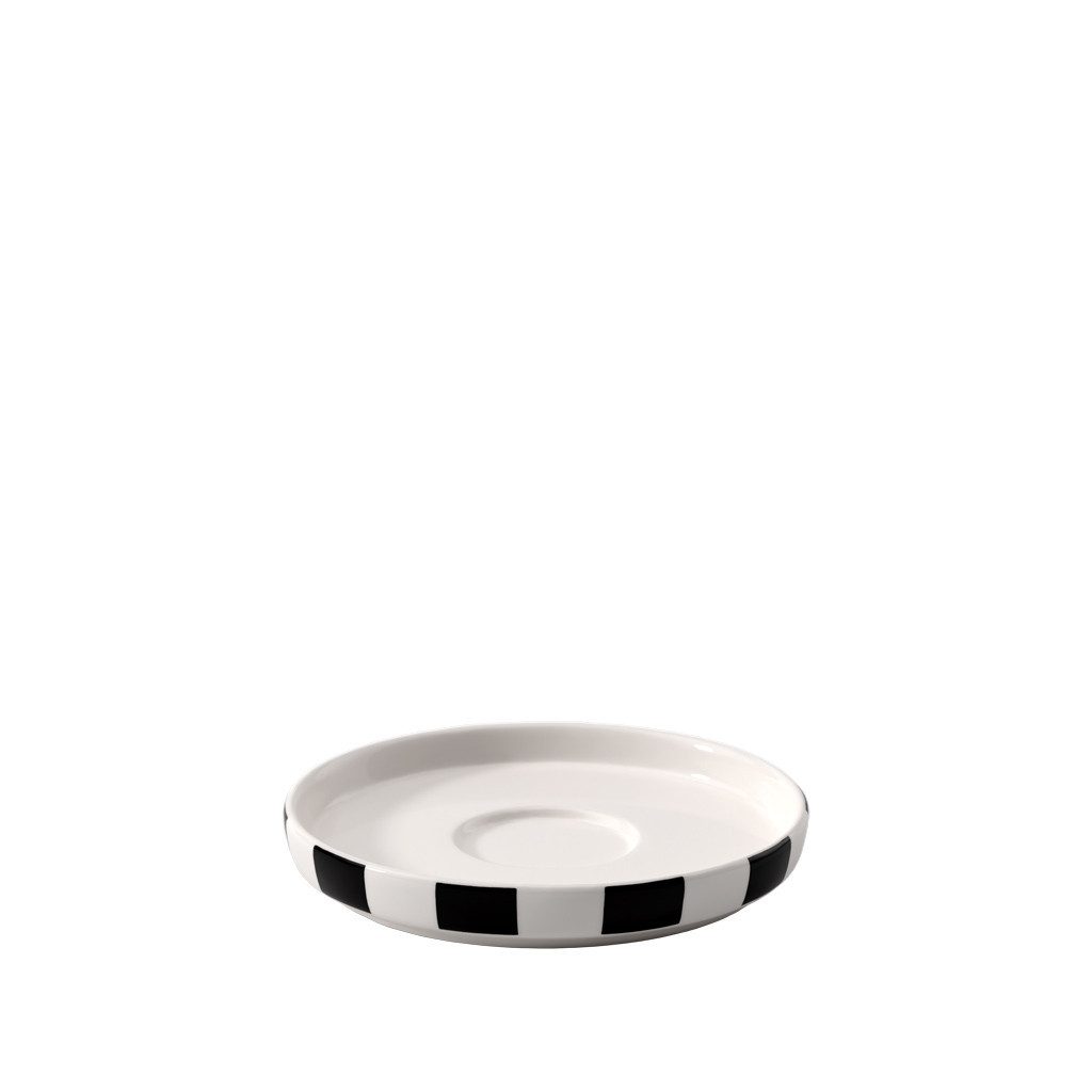 Villeroy & Boch Untertasse Memphis Collection Mokka-/Espressountertasse, (1 St), Premium Porcelain, mikrow.- & spülm.sicher, Made in Germany