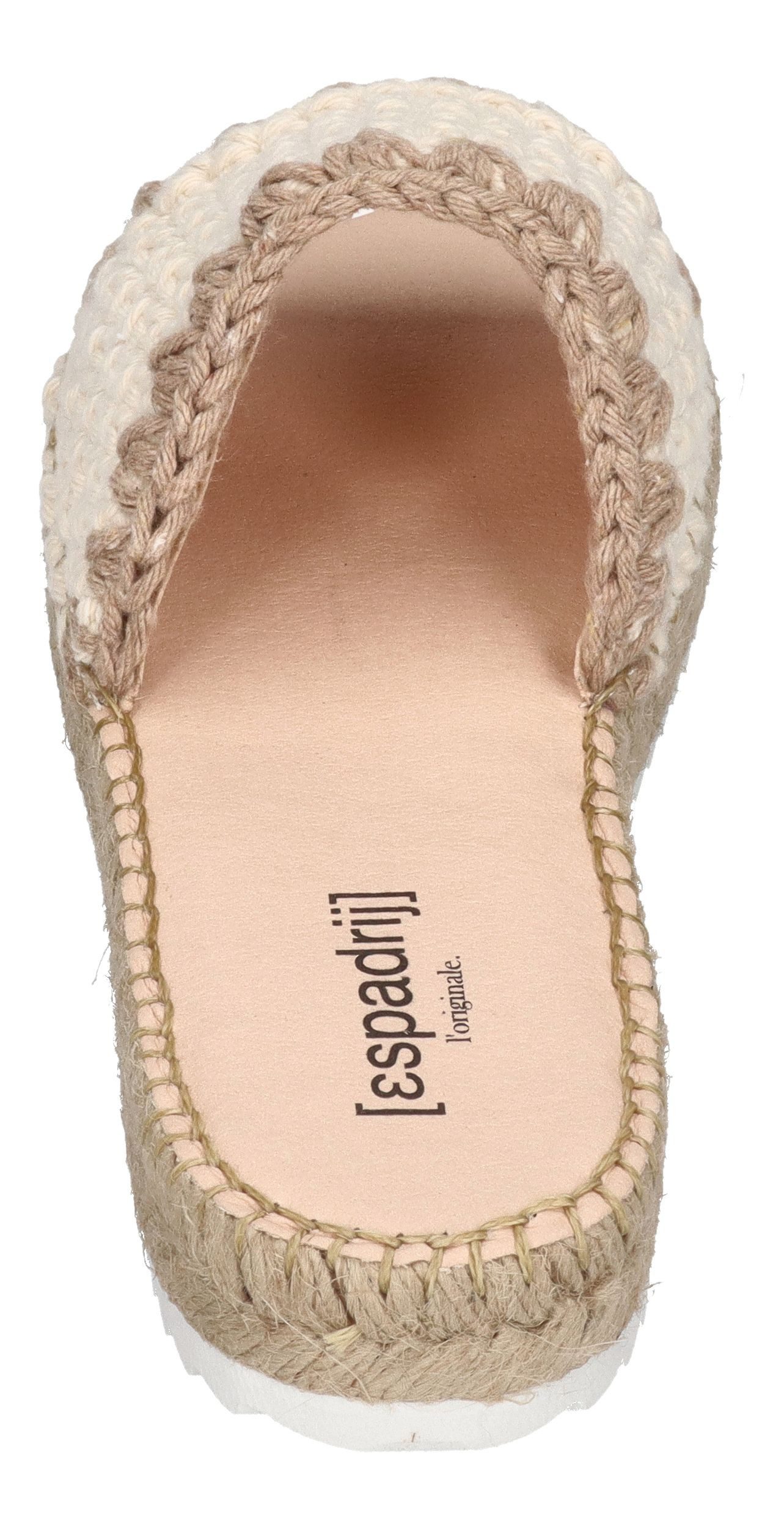 espadrij l´originale PLAGE CHROCHET HIGH Pantolette Nature – Bild 5 von 5