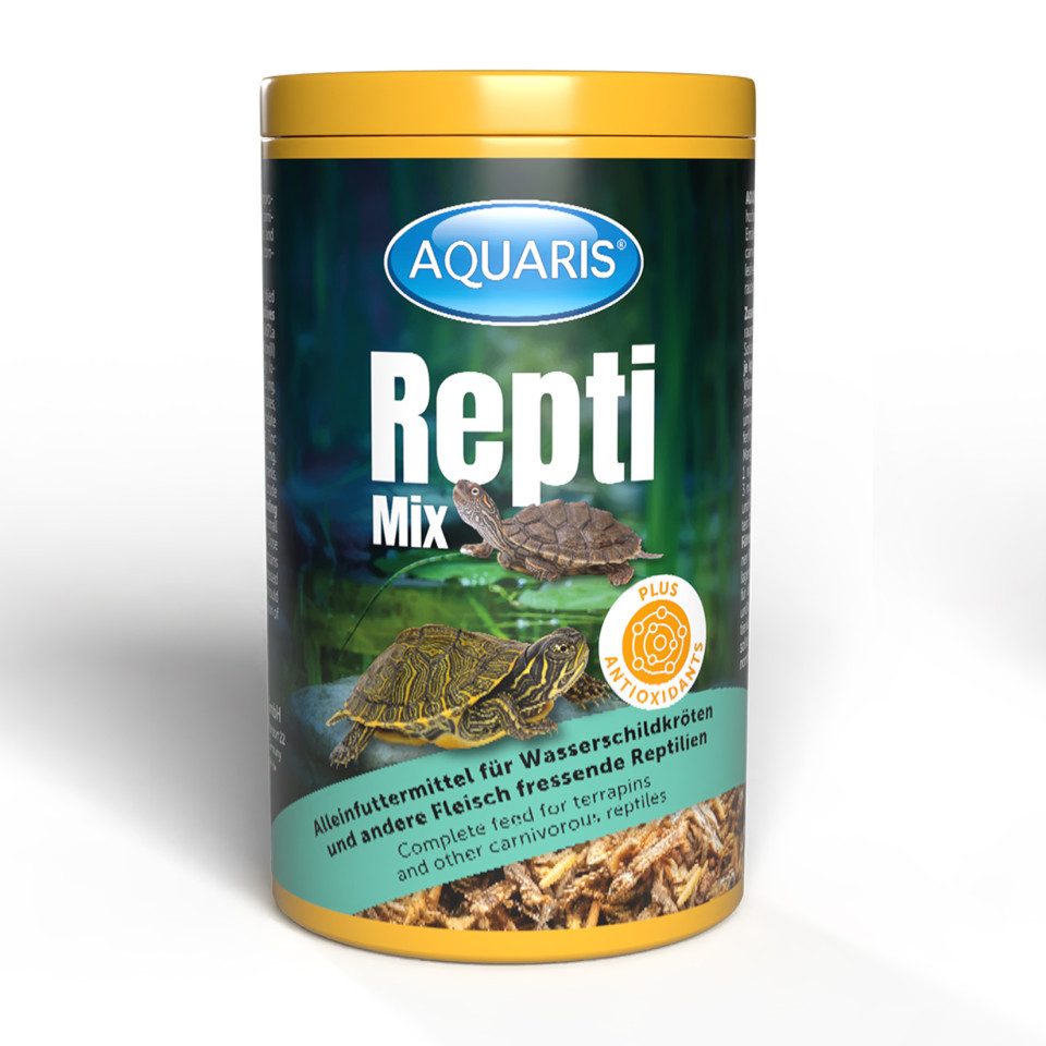 Bellfor AQUARIS Repti Mix - Schildkrötenfutter - 220g / 1 L, für: Reptilien