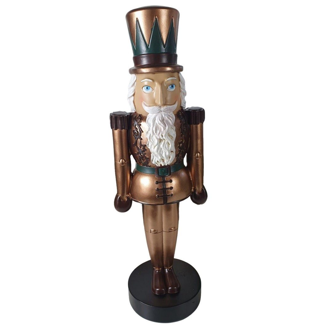 Aspinaworld Gartenfigur Deko Nussknacker Figur, Weihnachts Dekoration 39 cm - Wohnzimmer Figur