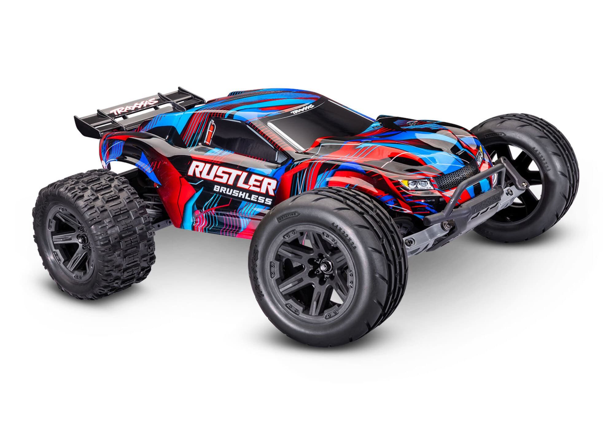 Traxxas RC-Buggy TRAXXAS Rustler 2WD Brushless Buggy Rot RTR VX3 Brushless