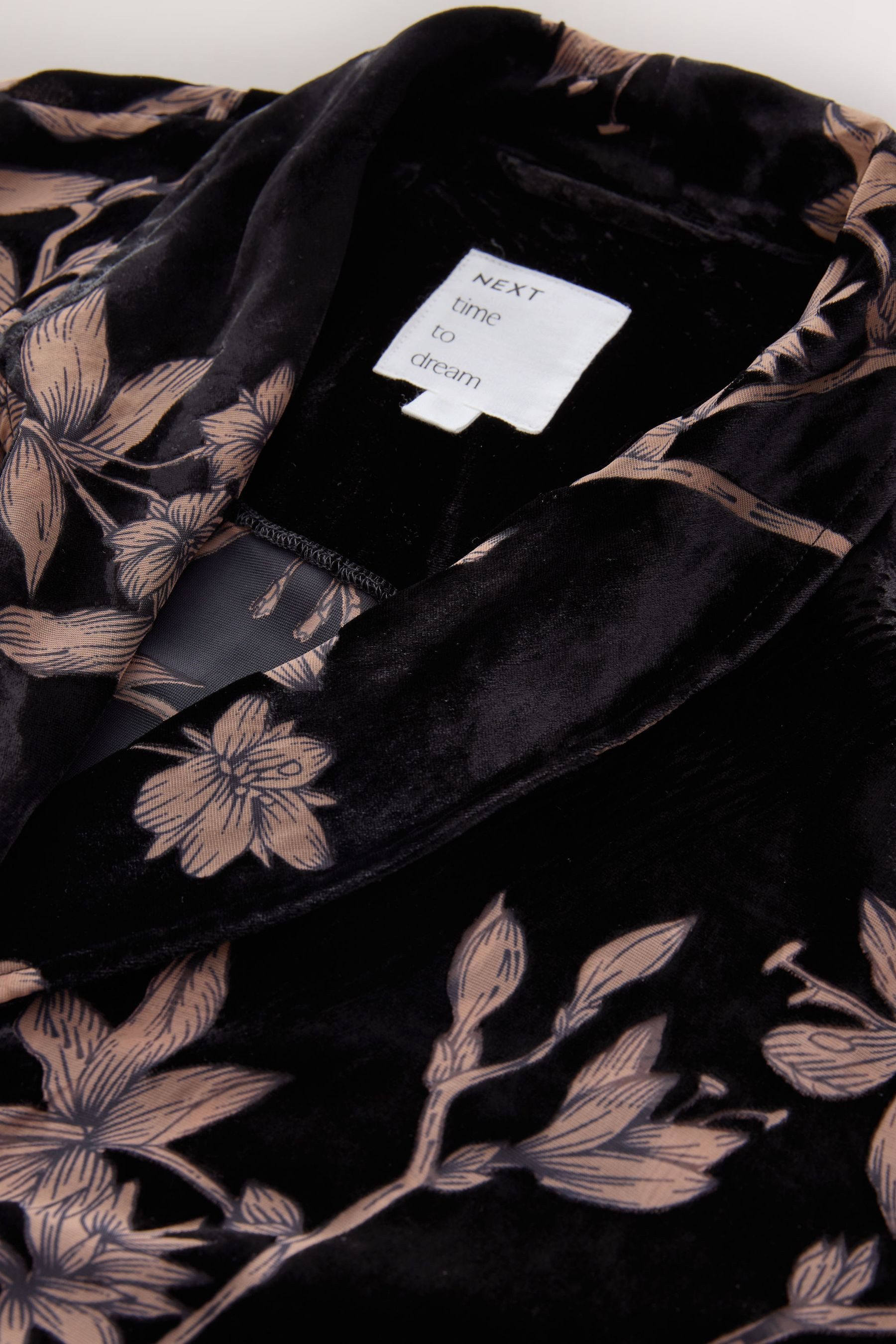 Next Damenbademantel Samtbademantel, Viskose, Polyamid günstig online kaufen