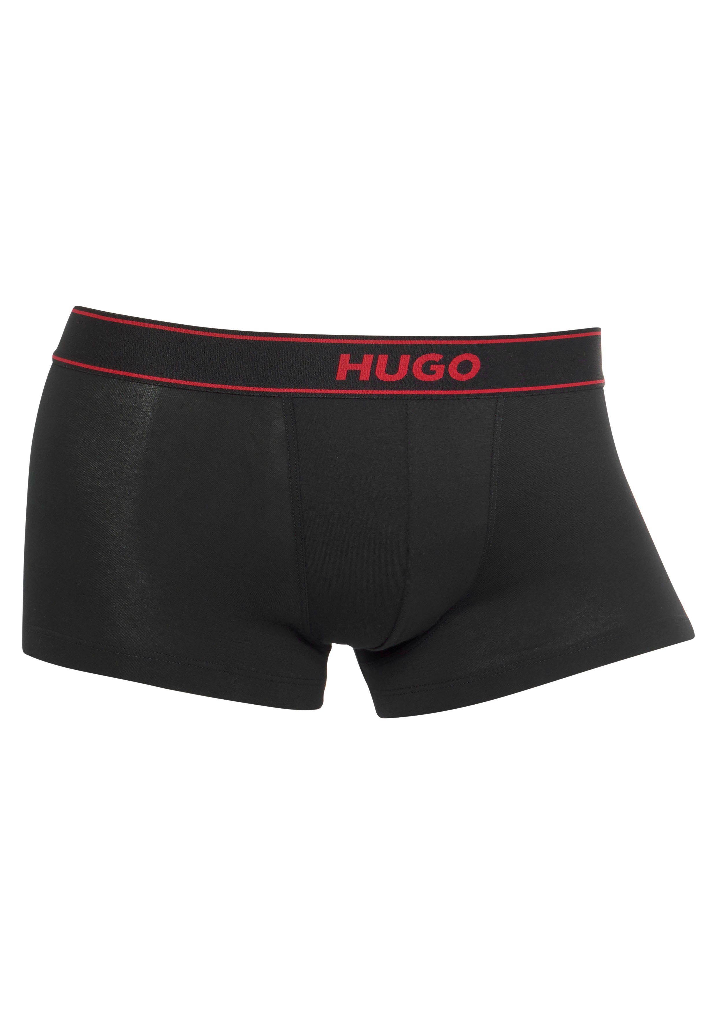 HUGO Boxershorts TRUNK EXCITE mit HUGO Logoschriftzug seitlich am Bein