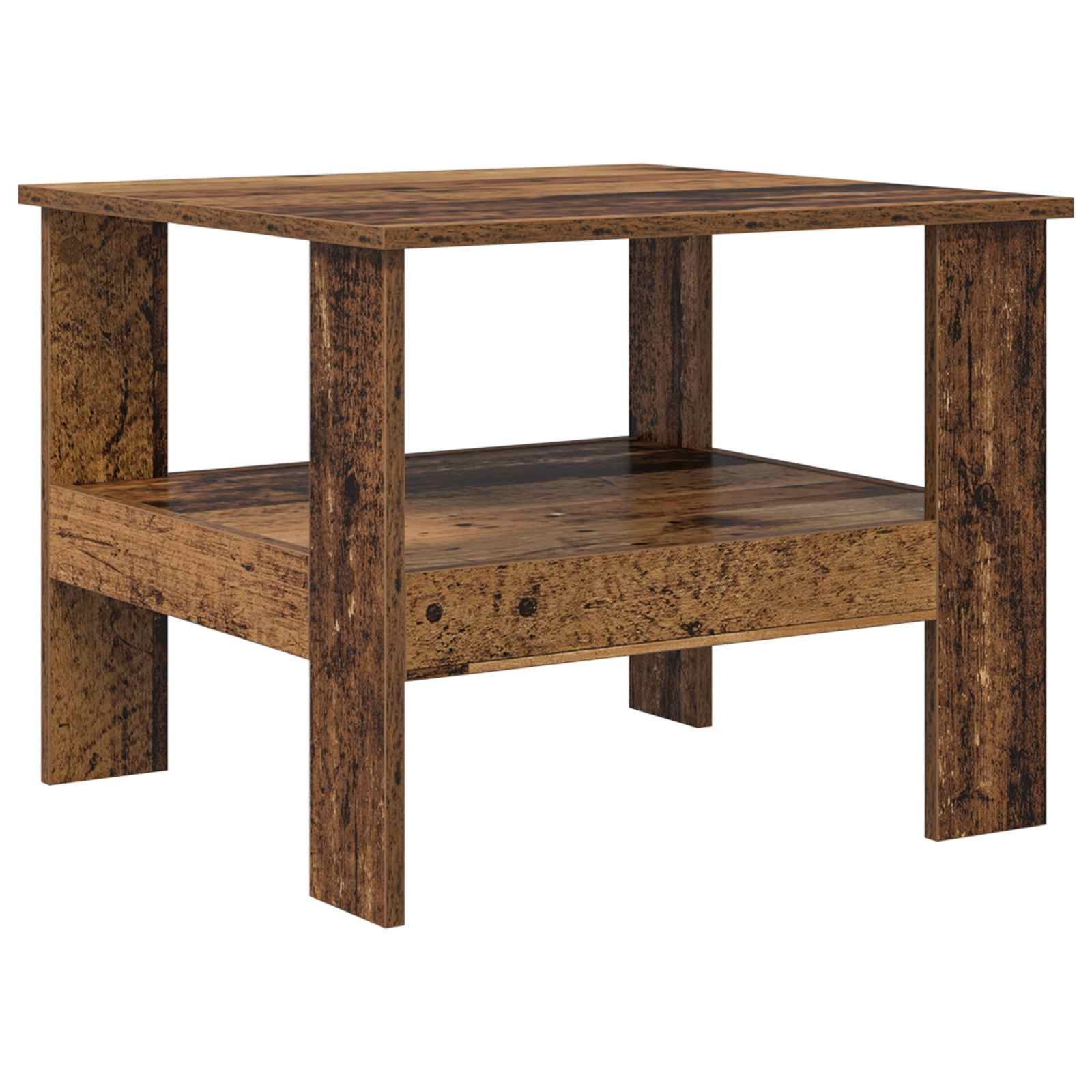 vidaXL Couchtisch Couchtisch Altholz 57 x 55 x 45 cm Holzwerkstoff (1-St)