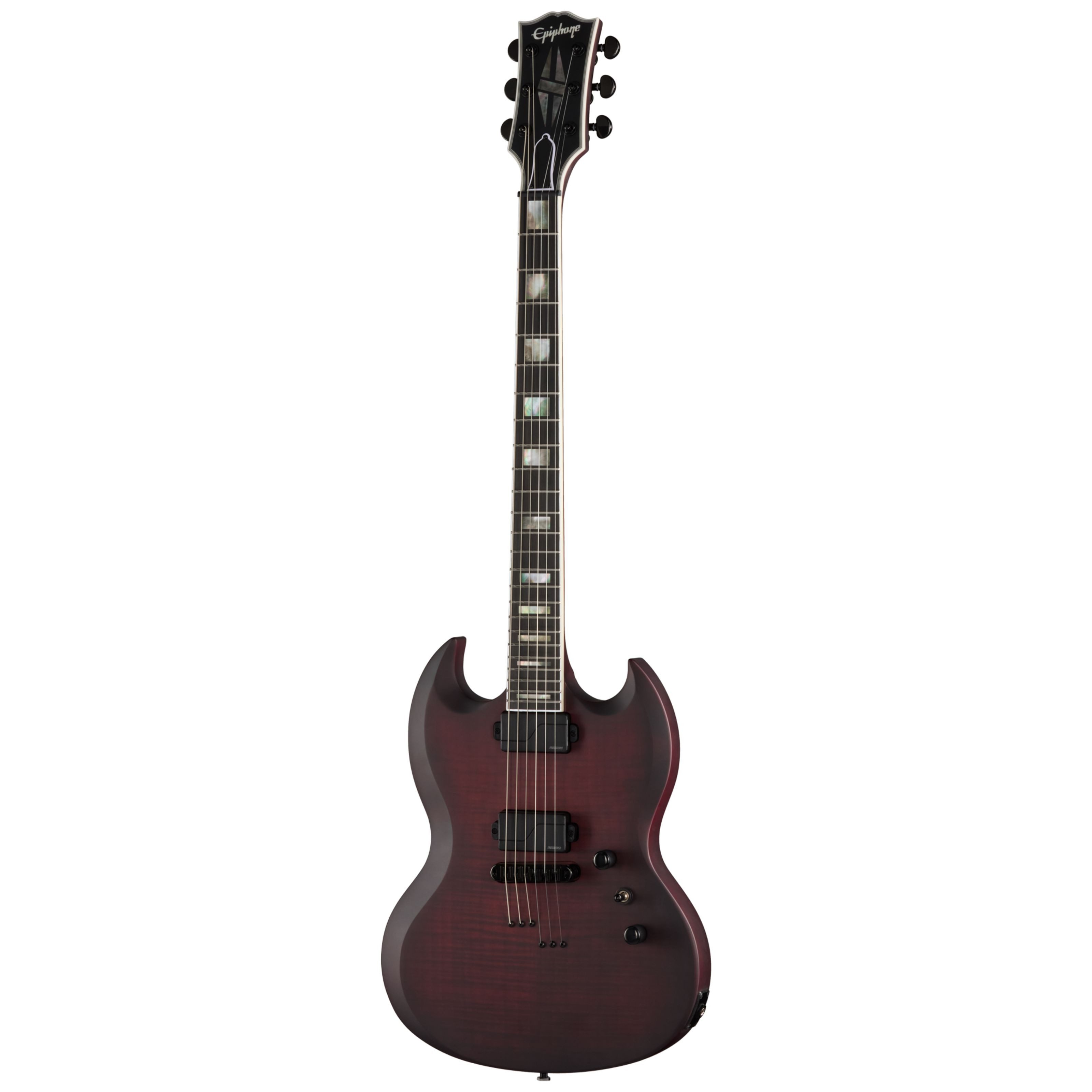 Epiphone E-Gitarre, Prophecy SG Crimson Fog Satin - Double Cut Modelle