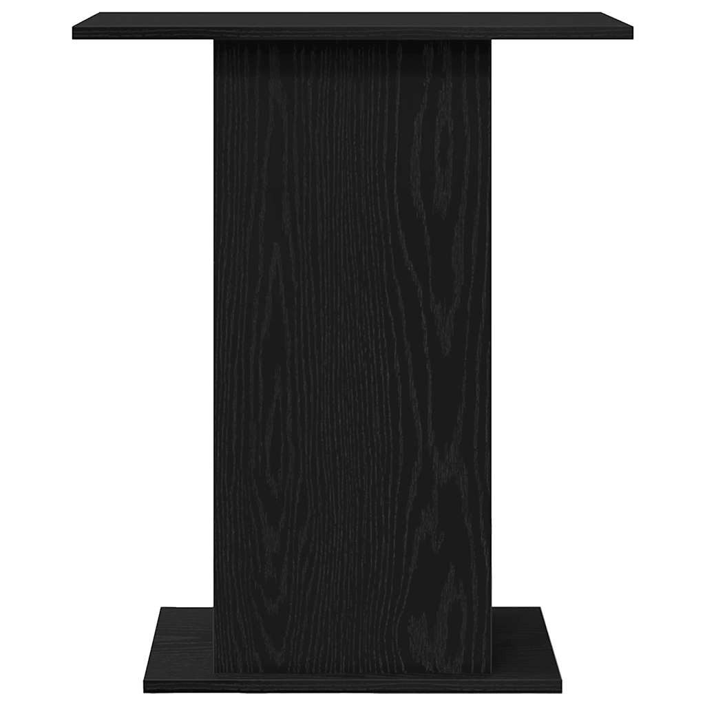 vidaXL Aquariumunterschrank Aquariumständer Schwarz Eichen-Optik 60,5x36x72,5 cm – Bild 5 von 5