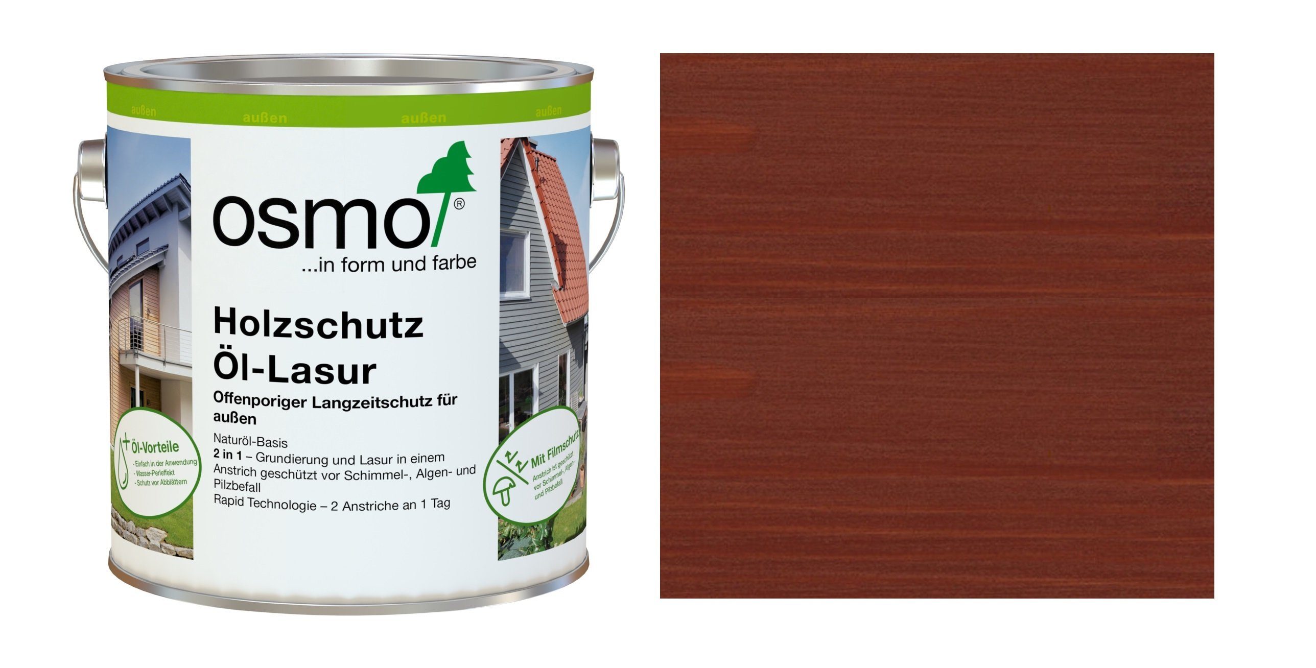 Holzschutzlasur, Doppelte Reichweite durch hohen Ölanteil – spart Zeit und Geld!