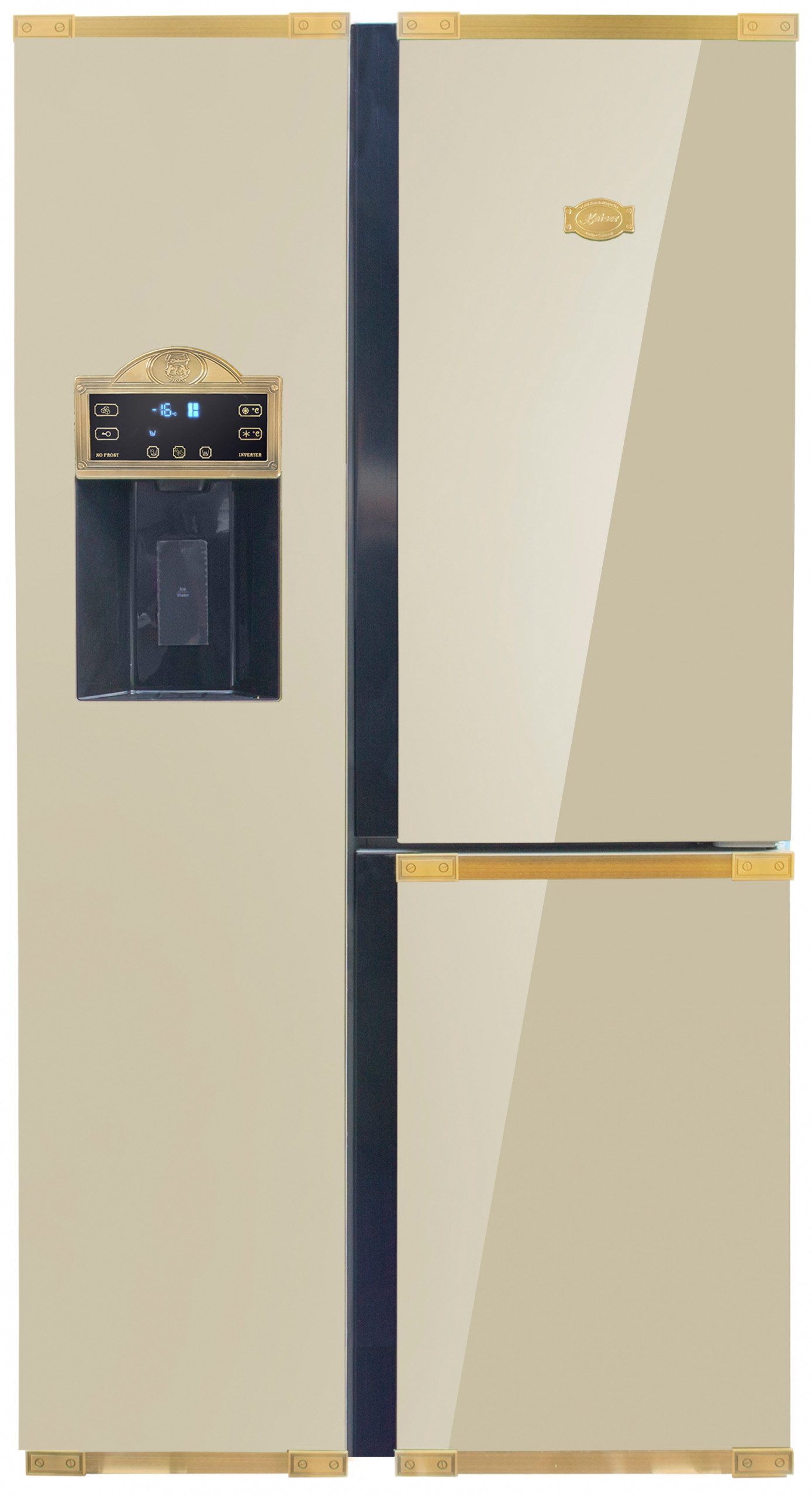 Kaiser Küchengeräte Side-by-Side Art Deco KS 90300 ElfAD Bio, 183 cm hoch, 91,1 cm breit, Kühl-Gefriergerät Side-by-Side Multi 9 Multifunktions