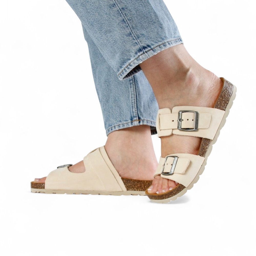 Grand Step Shoes Luca Nubuk (Leder) beige Sandale