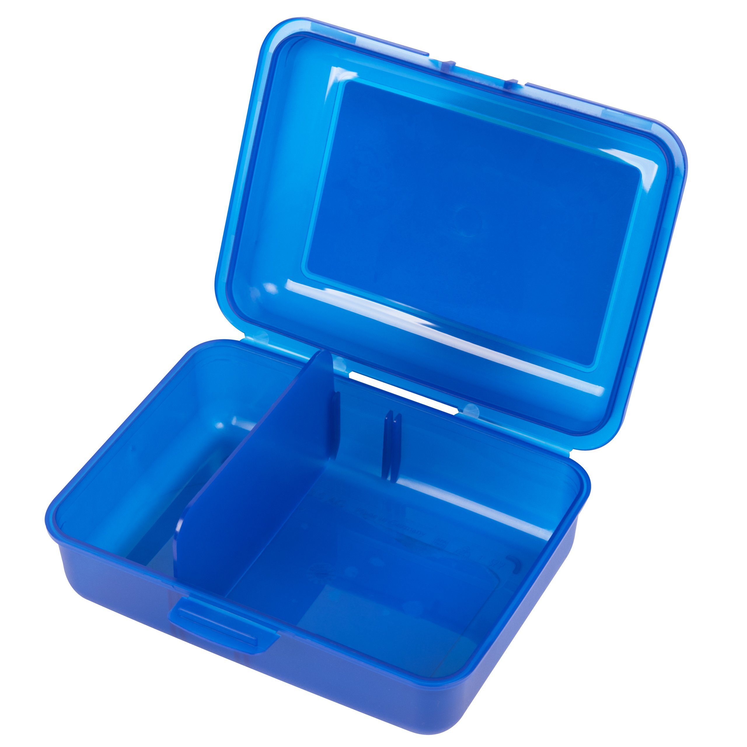 United Labels® Lunchbox & mit Rubble Chase, - (PP) Trennwand Kunststoff Blau, Paw Patrol Brotdose Marshall