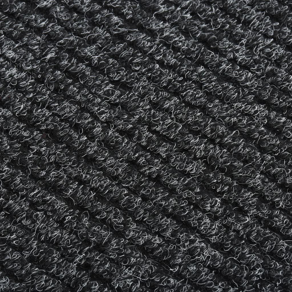 furnicato Läufer Schmutzfangläufer 100x250 cm Anthrazit günstig online kaufen