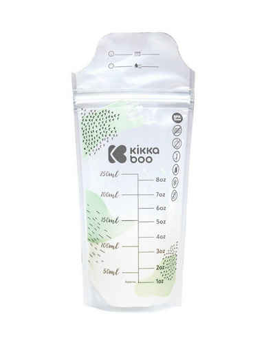 Kikkaboo Muttermilchbeutel Muttermilchbeutel 50 Stück, 250 ml Füllmenge auslaufsicher Doppelzipper