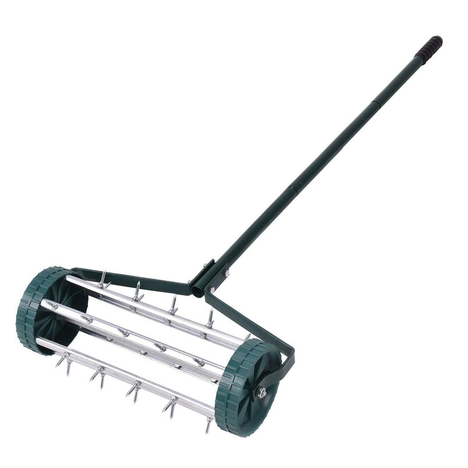 KOMFOTTEU Rasentraktor, Gerätekopf, Rasenrolle, Rasenbelüfter mit 43 cm Arbeitsbreite
