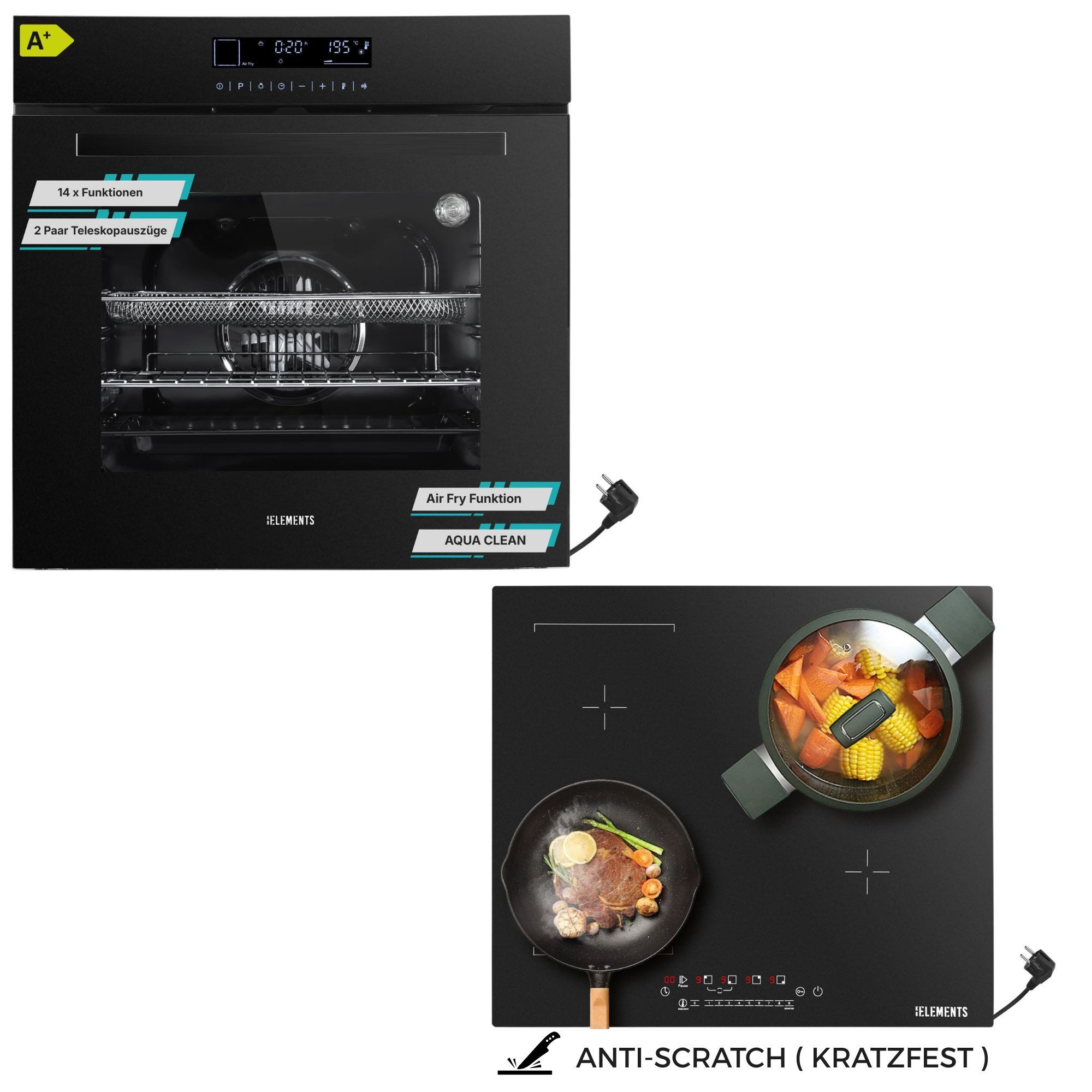 KB Elements Induktions Herd-Set Herdset Backofen 60cm