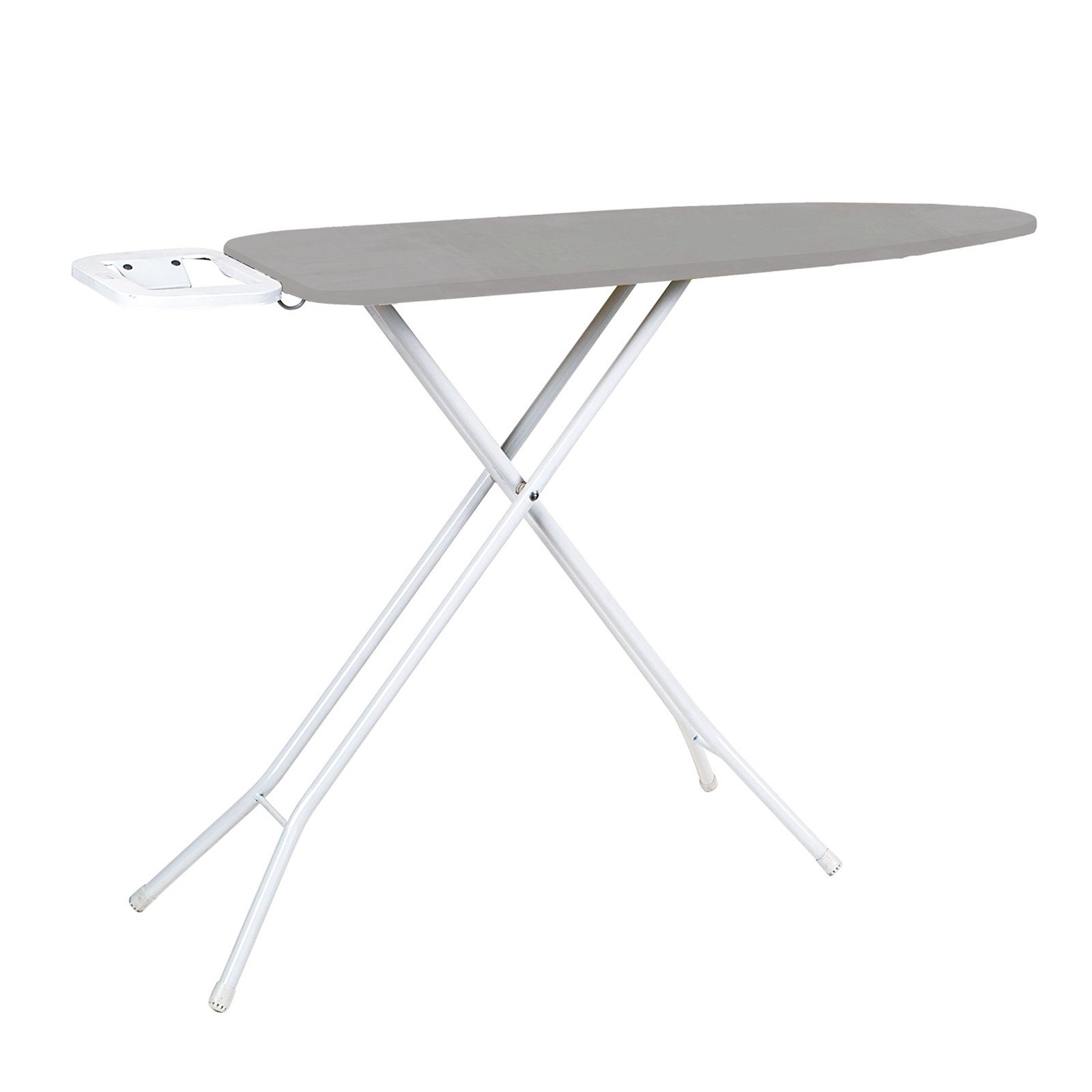 HTI-Living Bügelbrett Bügelbrett Grau Ilona, Bügelfläche 110x33 cm, Bügeltisch mit Bügeleisenablage